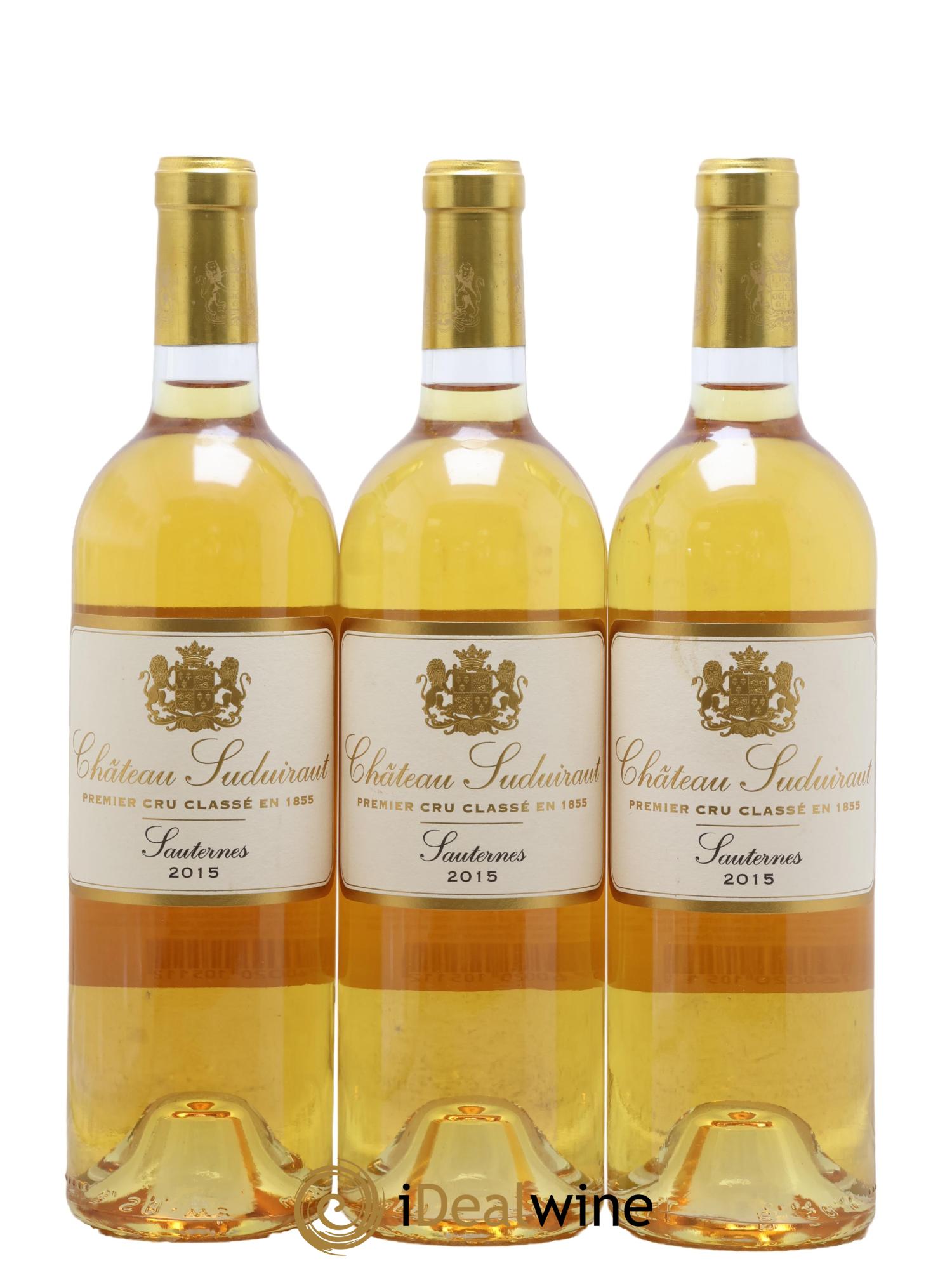 Château Suduiraut 1er Grand Cru Classé 2015 - Lotto di 3 bottiglie - 0