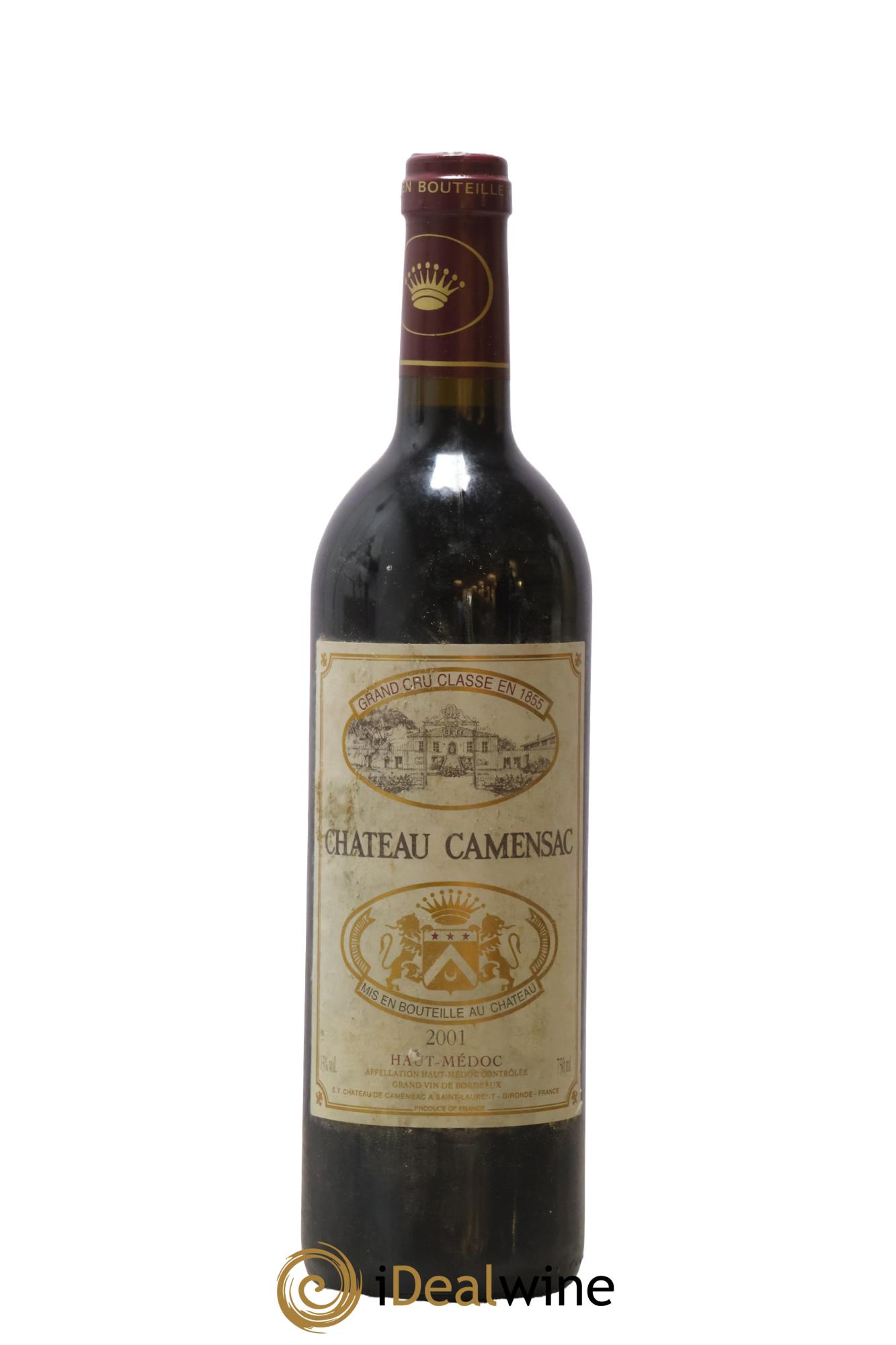 Château Camensac 5ème Grand Cru Classé 2001 - Lot of 1 bottle - 0
