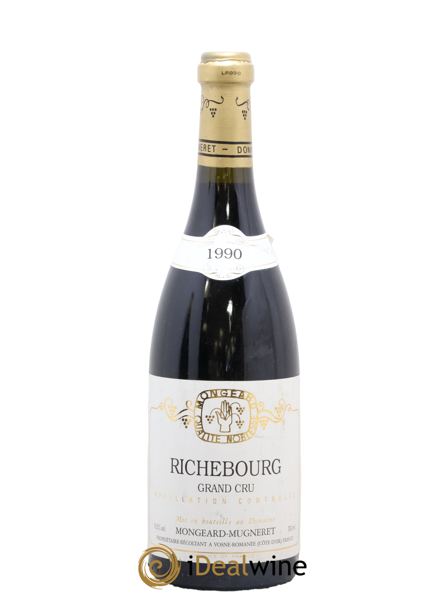 Richebourg Grand Cru Mongeard-Mugneret (Domaine) 1990 - Lot de 1 bouteille - 0