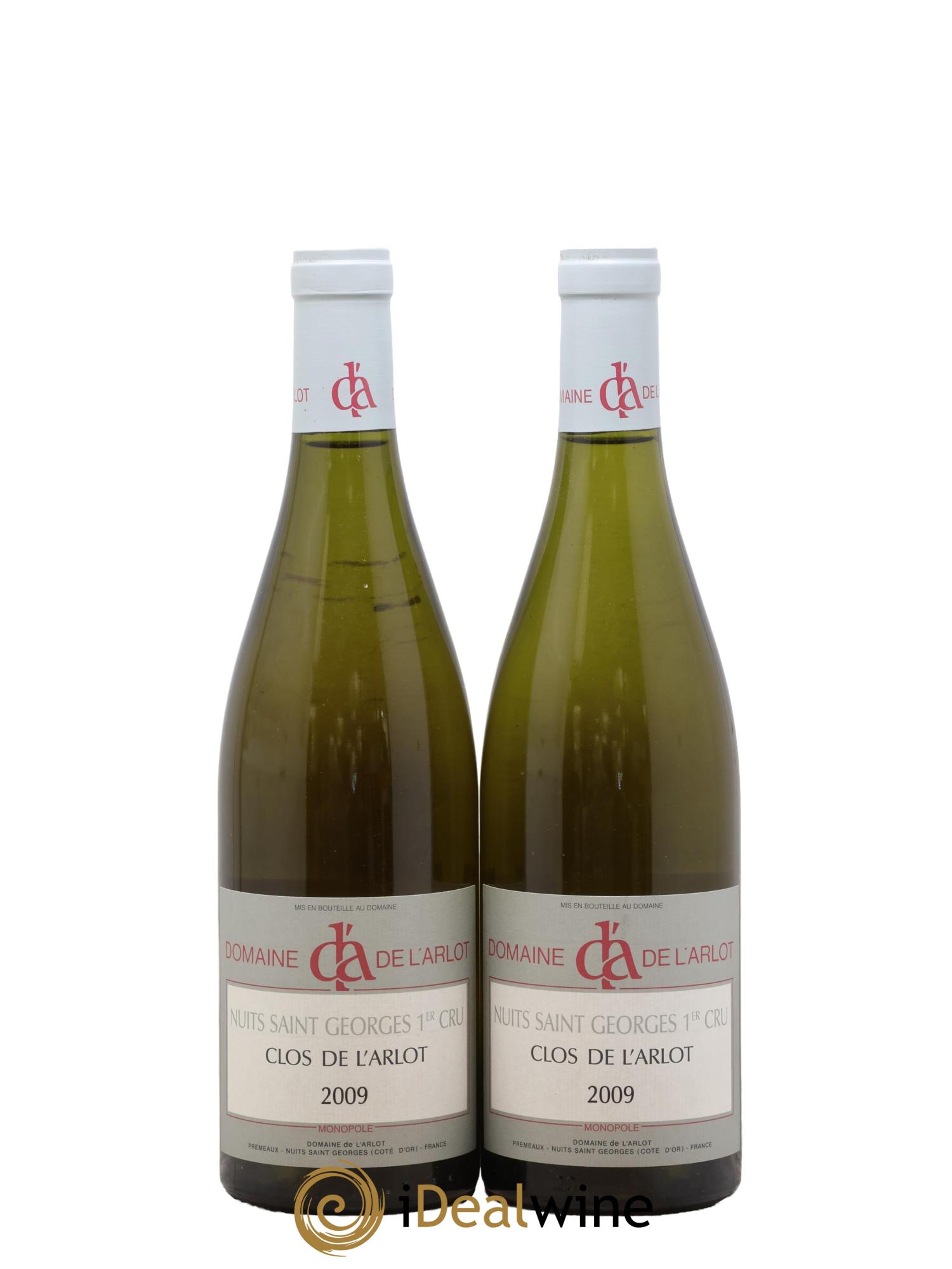 Nuits-Saint-Georges 1er Cru Clos de l'Arlot Domaine de l'Arlot 2009 - Lot of 2 bottles - 0
