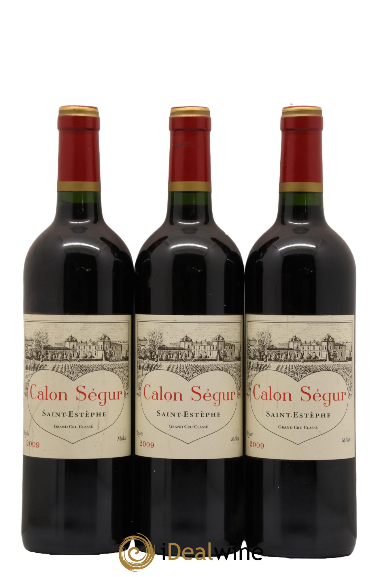 Château Calon Ségur 3ème Grand Cru Classé 2009 - Lot de 3 bouteilles - 0