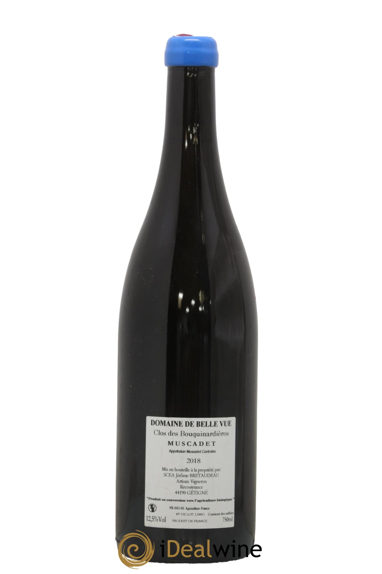 Muscadet-Sèvre-et-Maine Gabbro Jérôme Bretaudeau - Domaine de Bellevue 2018 - Lot de 1 bouteille - 1