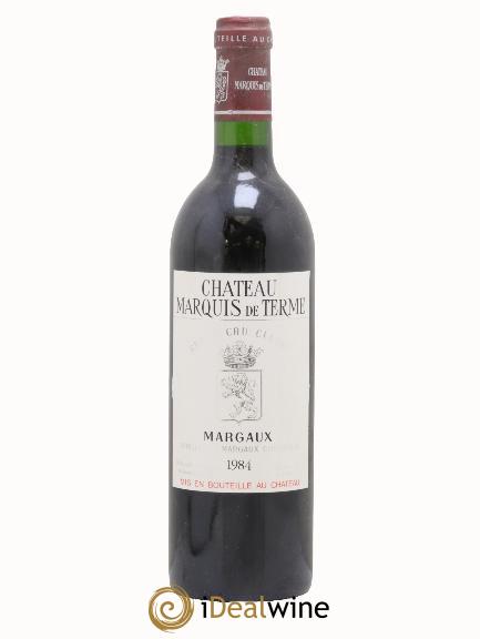 Château Marquis de Terme 4ème Grand Cru Classé 1984 - Lot of 1 bottle - 0