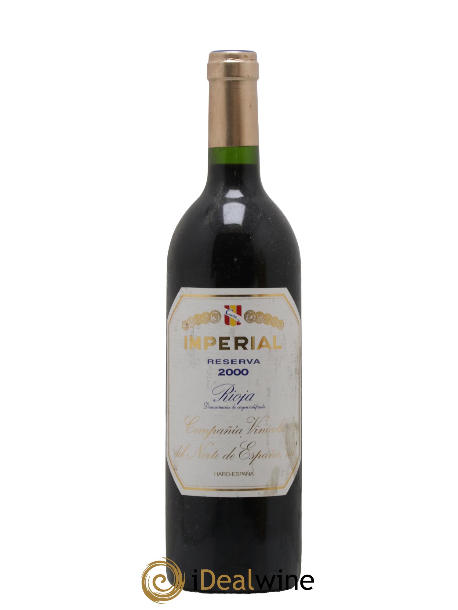 Rioja Imperial Reserva Compania Vinicola del Norte de Espana 2000 - Lot de 1 bouteille - 0