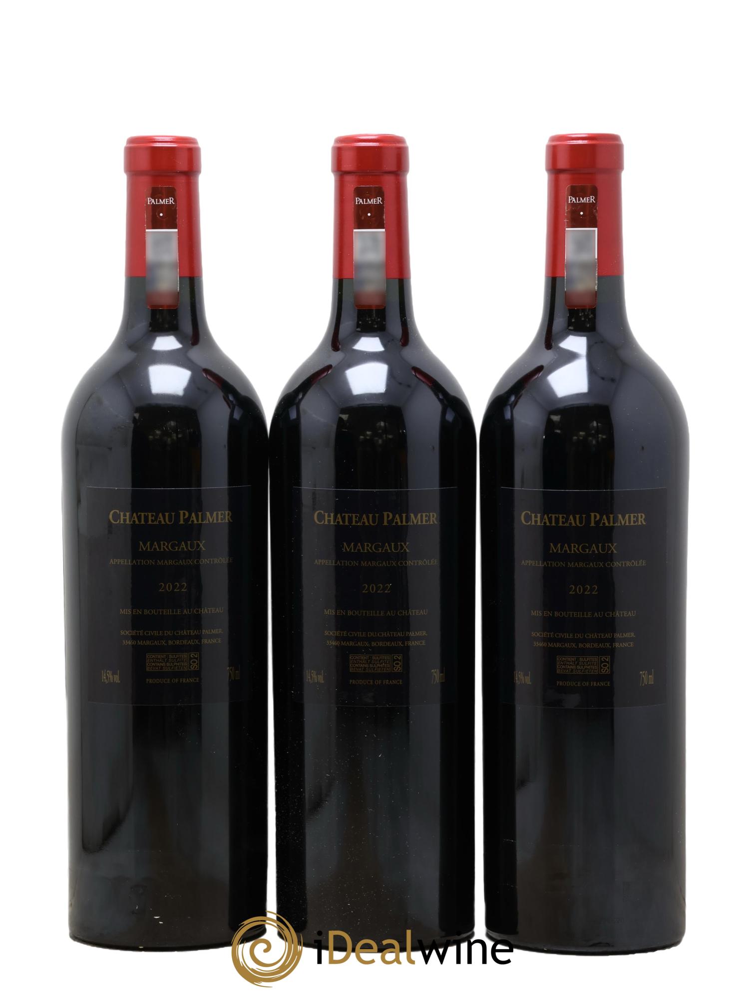 Château Palmer 3ème Grand Cru Classé 2022 - Lot de 6 bouteilles - 4