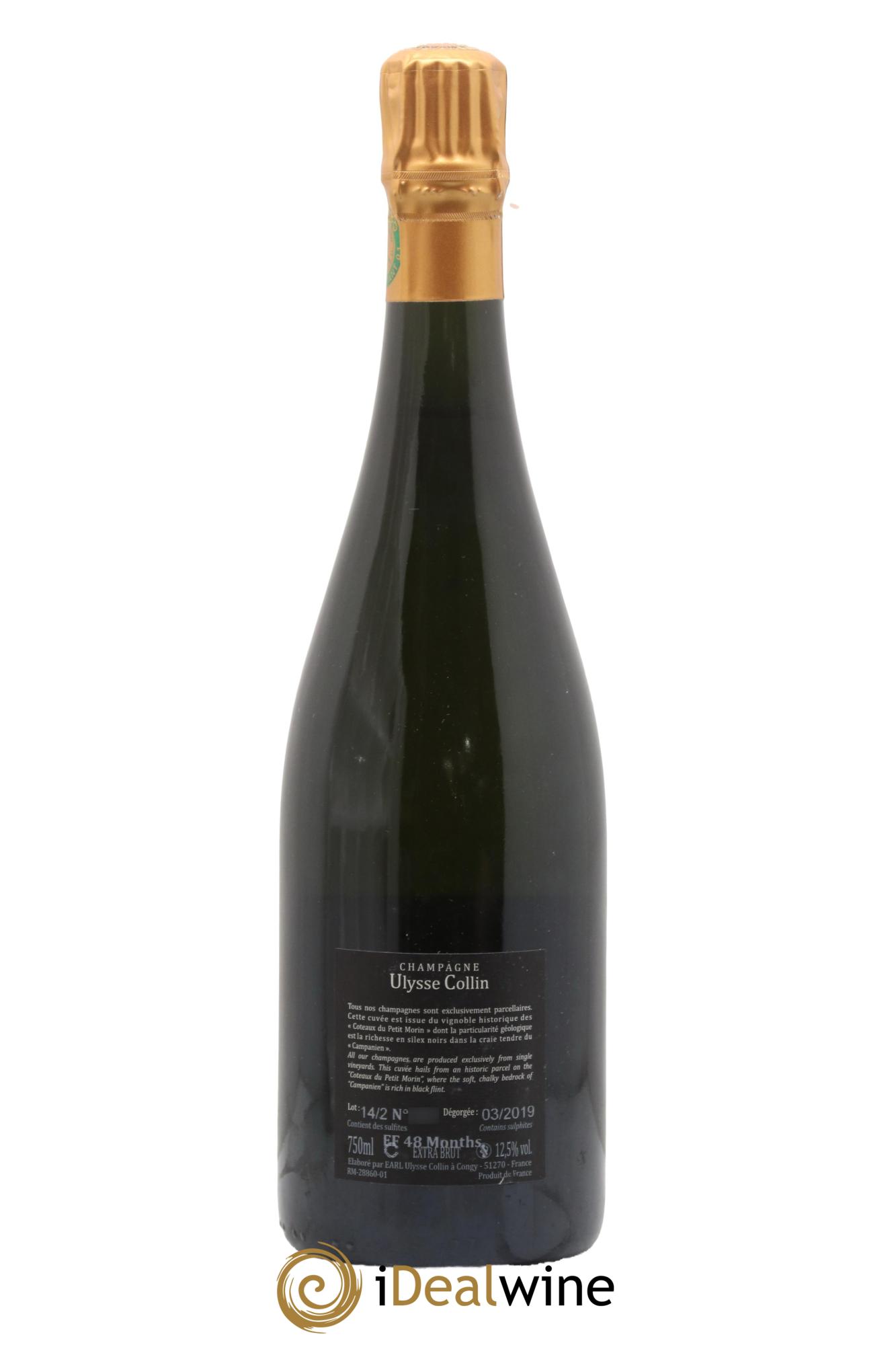 Les Enfers Blanc de Blancs Extra-Brut Ulysse Collin - Lot de 1 bouteille - 1