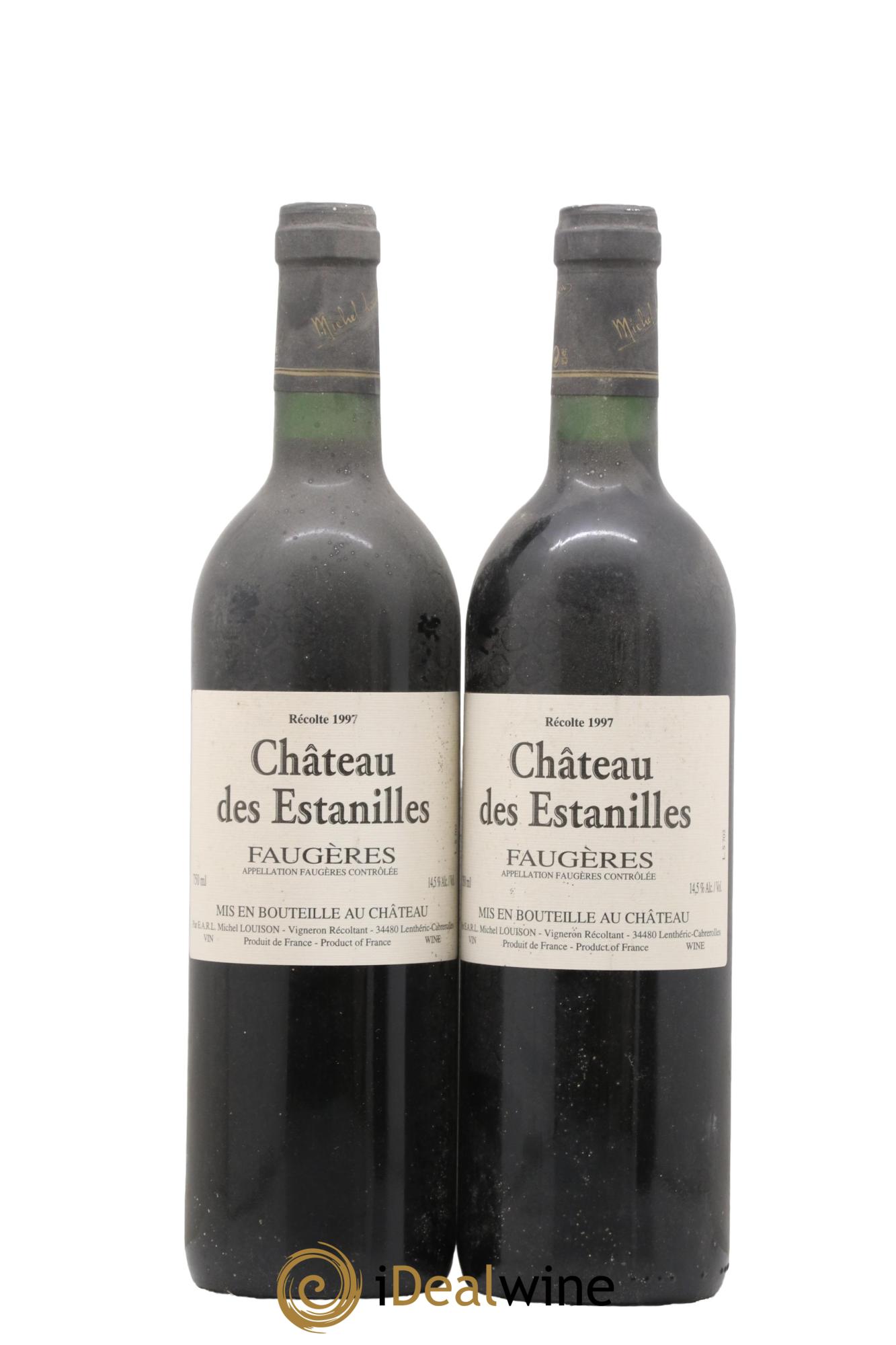 Faugères Château des Estanilles 1997 - Posten von 2 Flaschen - 0