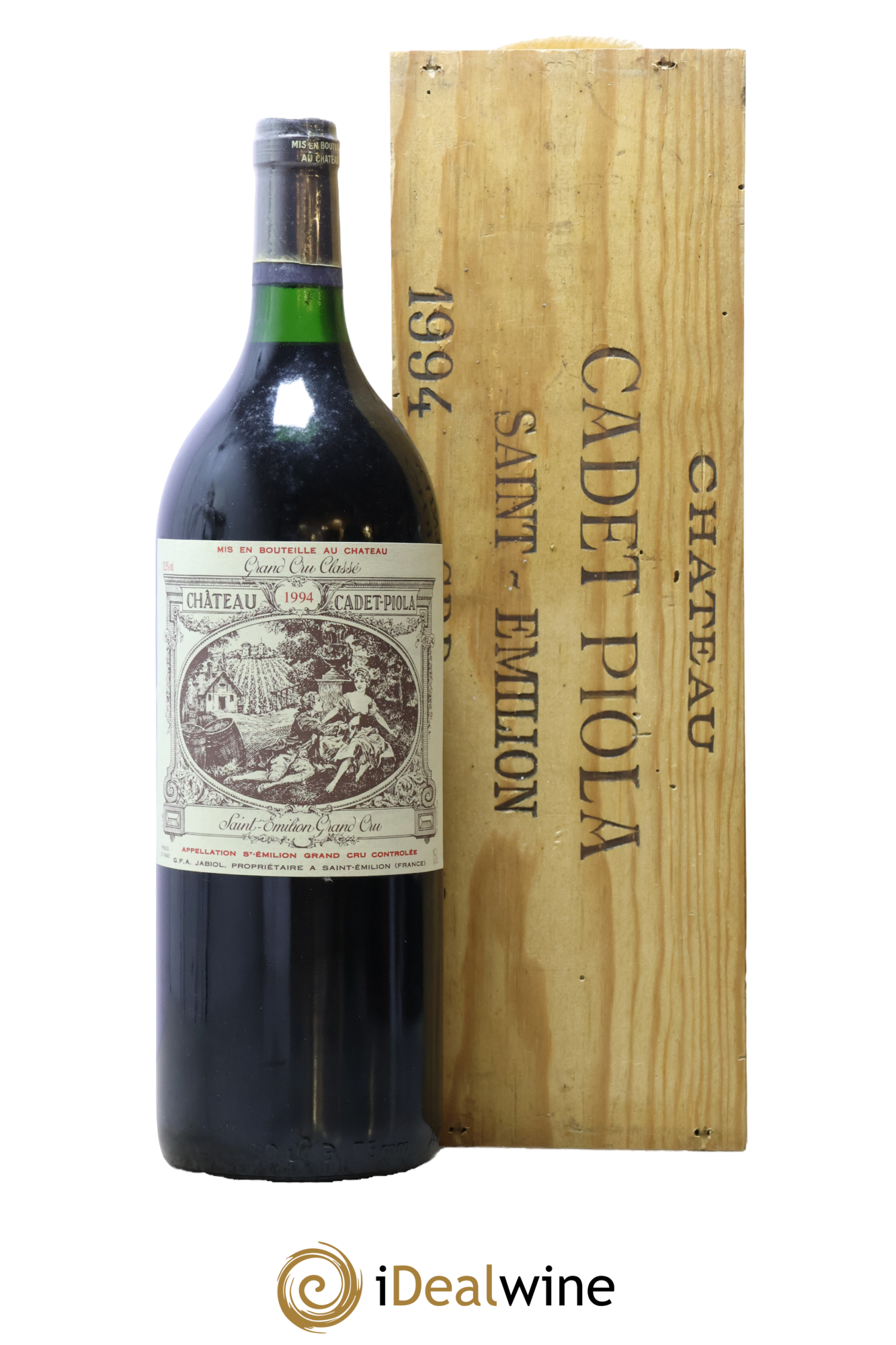 Château Cadet Piola Grand Cru Classé 1994 - Lot de 1 magnum - 0