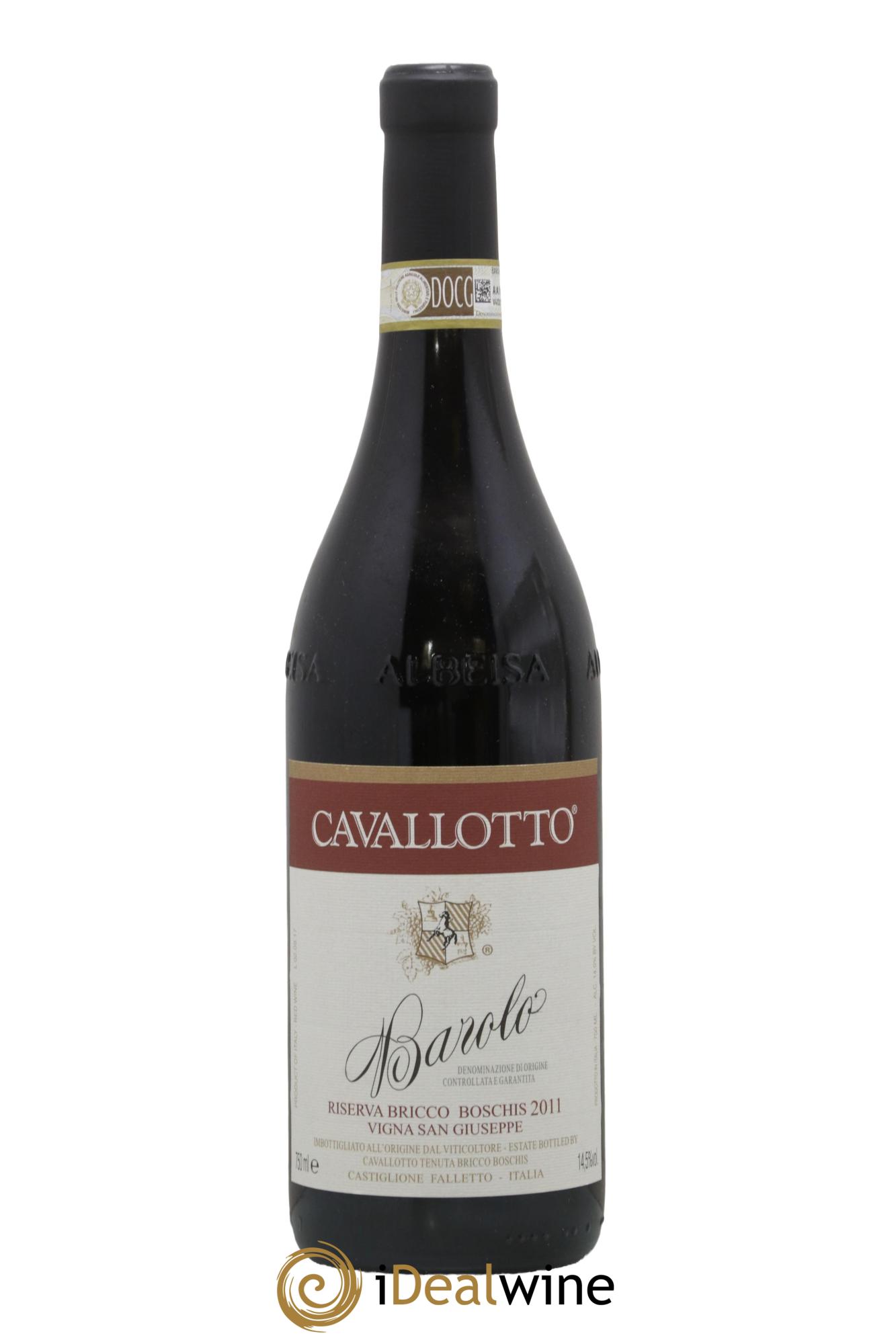 Barolo DOCG Riserva Bricco Boschis Vigna San Giuseppe Cavallotto 2011 - Lotto di 1 bottiglia - 0