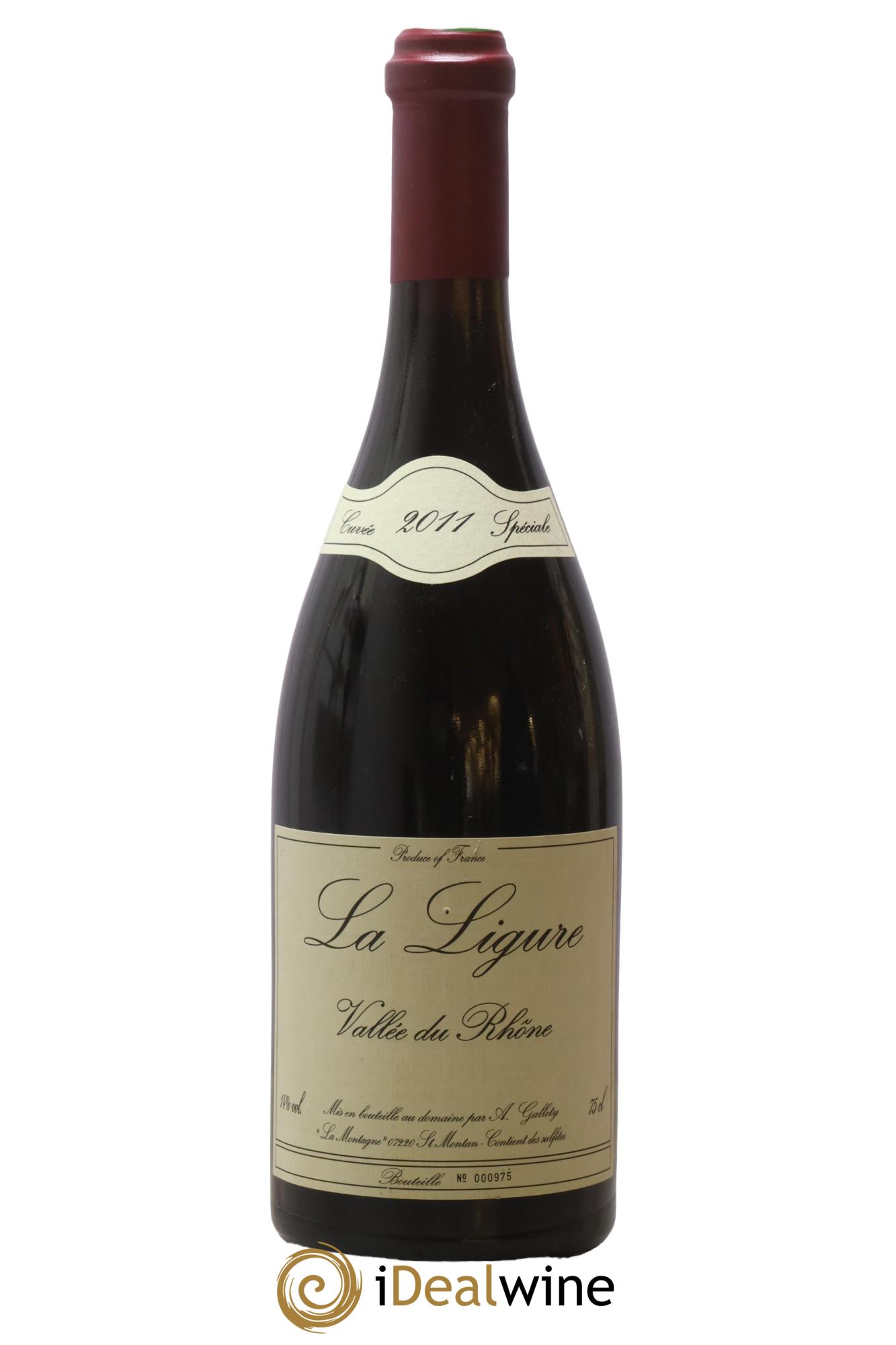 Côtes du Vivarais La Ligure Gallety (Domaine) 2011 - Lot de 1 bouteille - 0