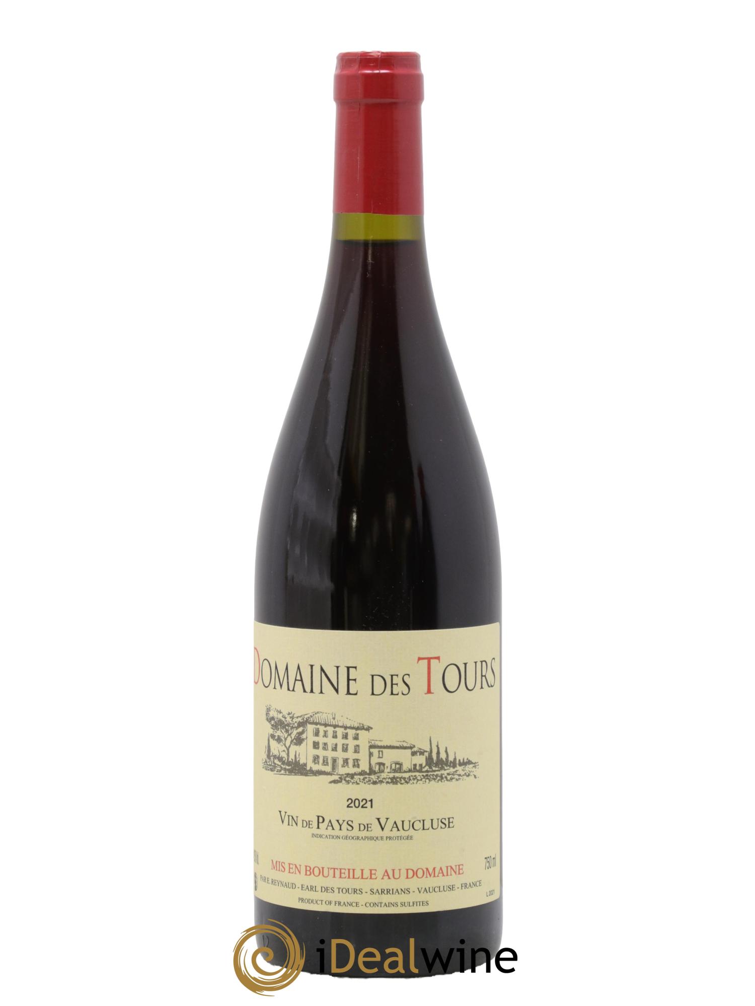 Vaucluse (Vin de Pays de Vaucluse) Domaine des Tours Emmanuel Reynaud 2021 - Lot de 1 bouteille - 0