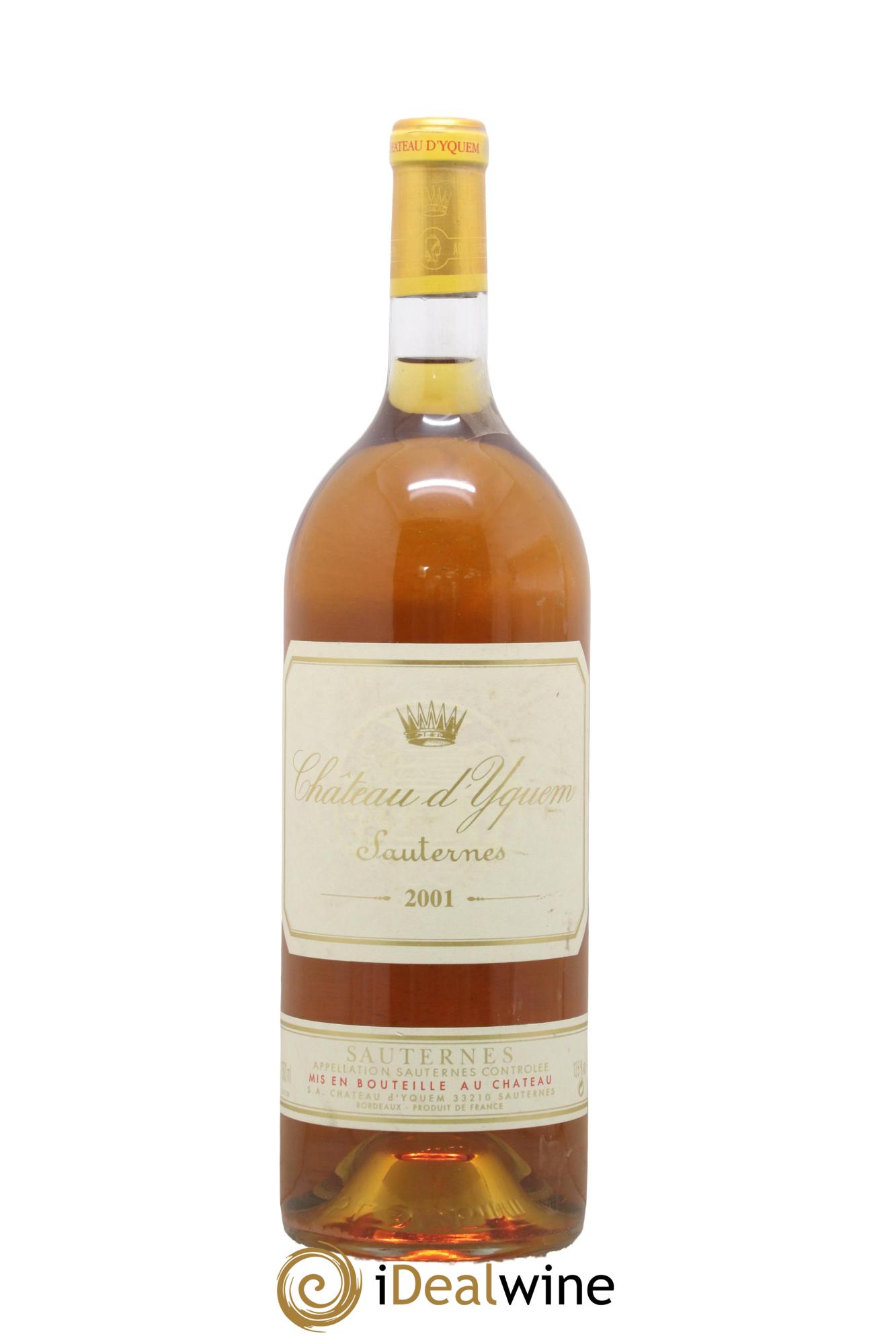 Château d' Yquem 1er Cru Classé Supérieur 2001 - Posten von 1 Magnum - 0