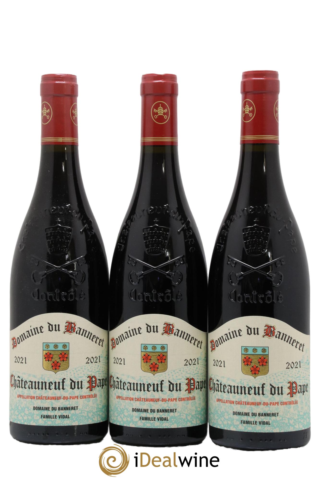 Châteauneuf-du-Pape Banneret 2021 - Lot de 3 bouteilles - 0