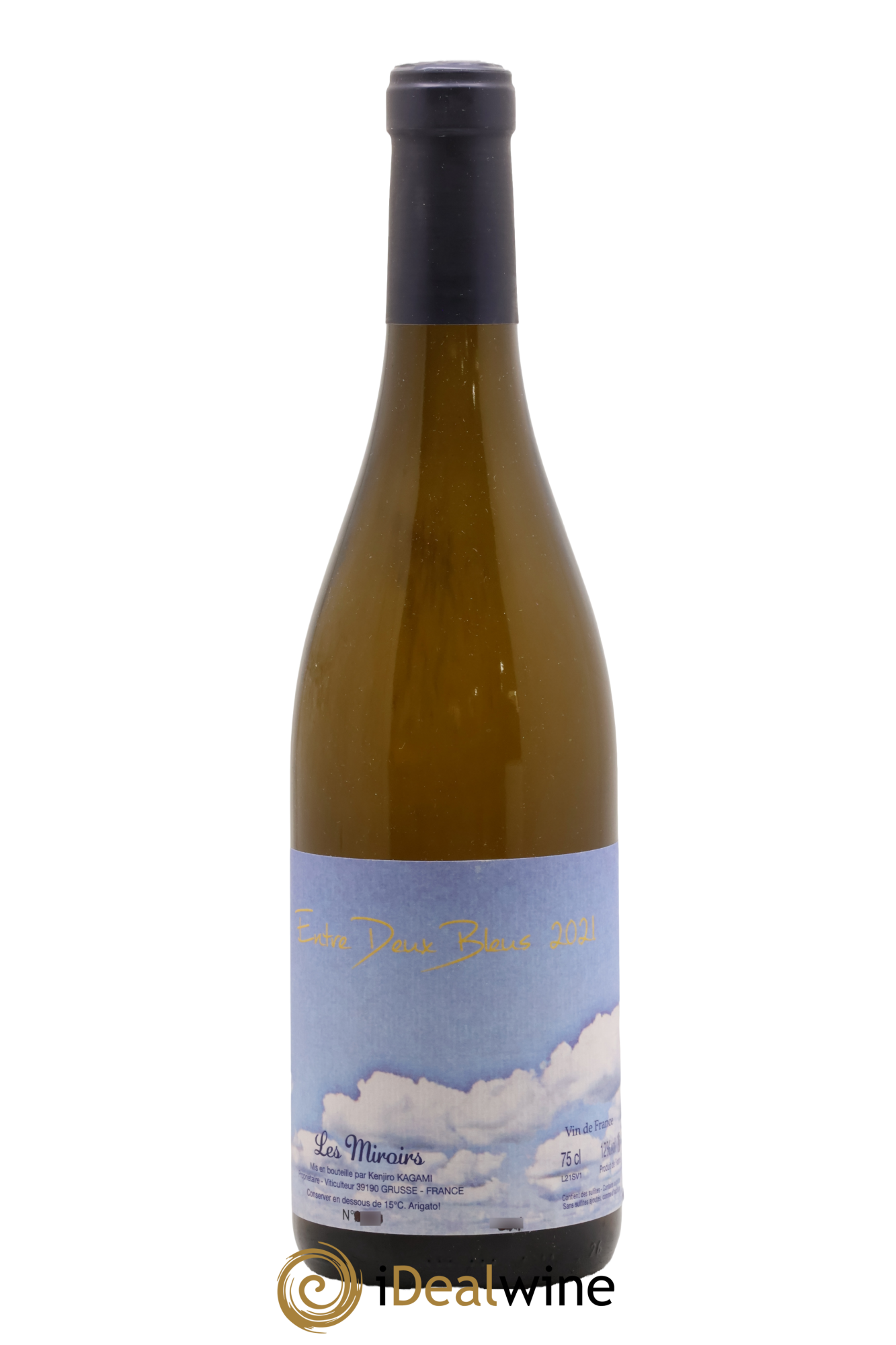 Vin de France Entre Deux Bleus Les saugettes Kenjiro Kagami - Domaine des Miroirs 2021 - Lot of 1 bottle - 0