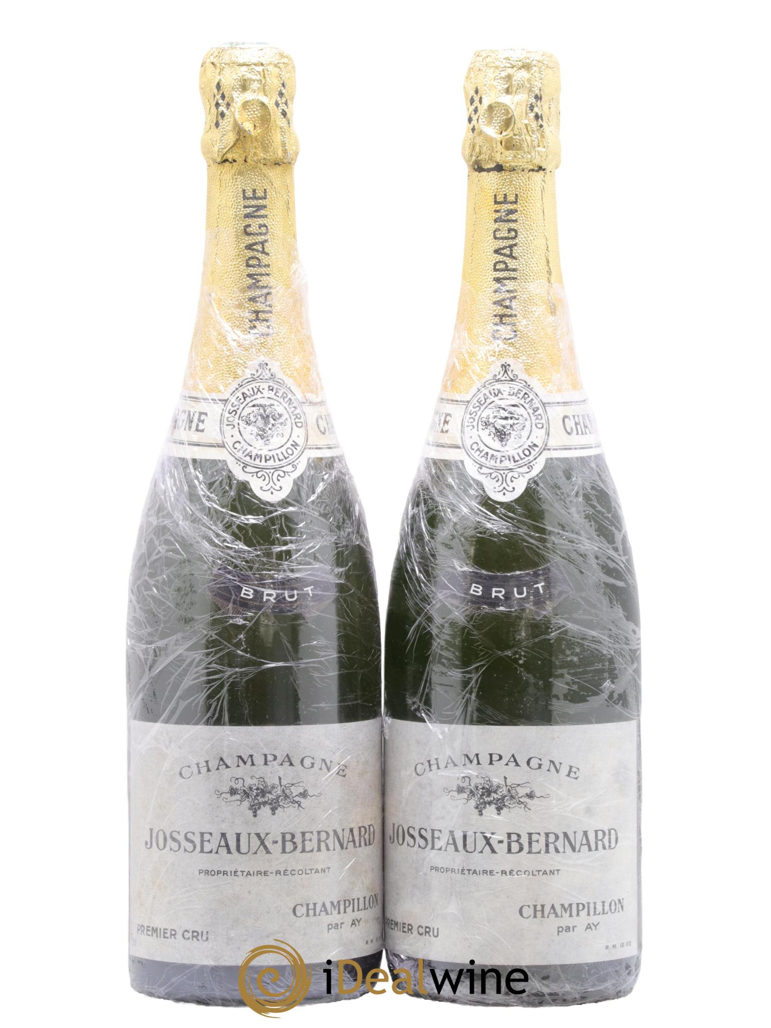 Champagne Premier Cru Brut Josseaux-Bernard - Lot de 2 bouteilles - 0