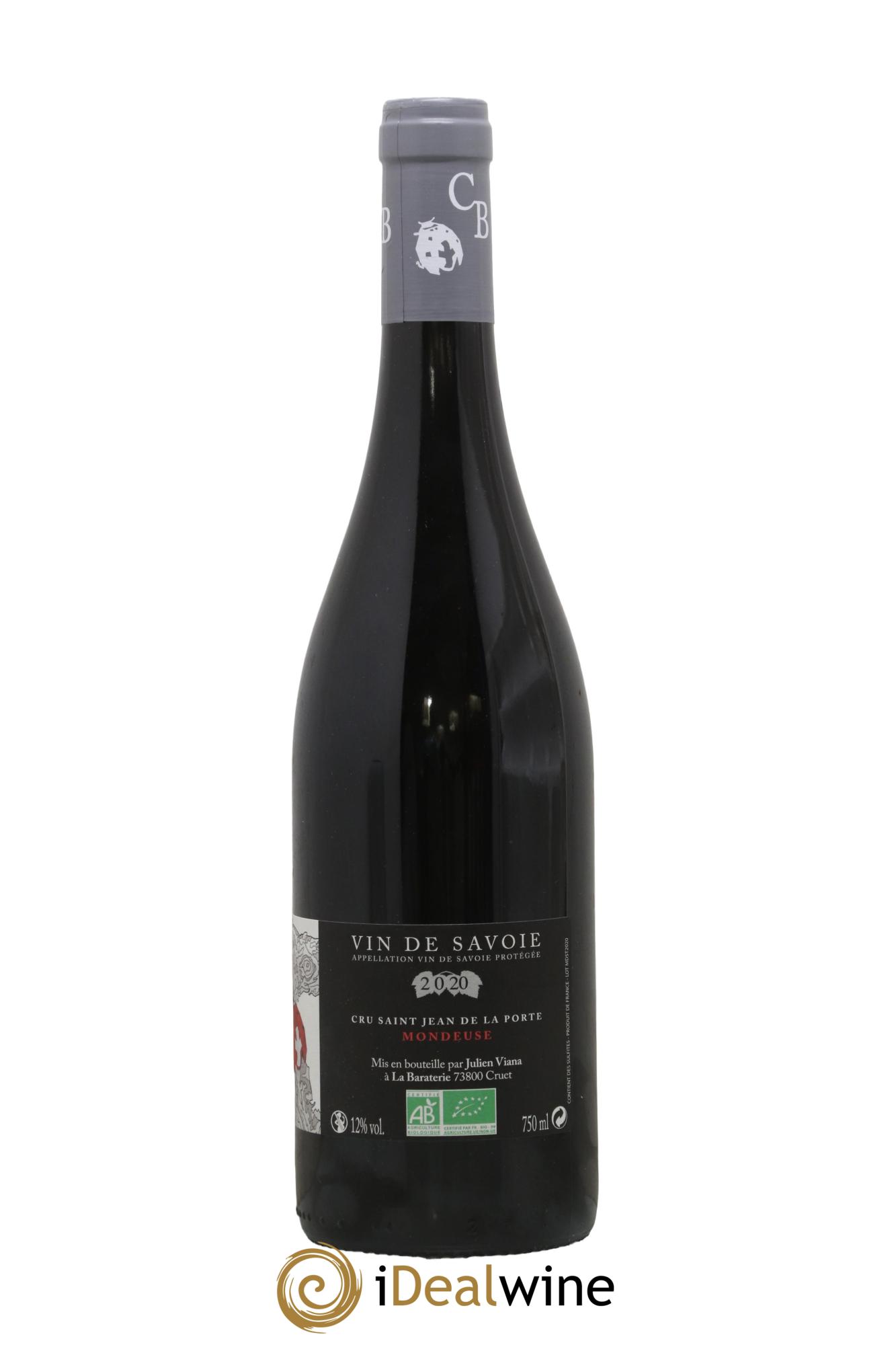 Vin de Savoie Mondeuse Cellier de la Baraterie Saint-Jean de la Porte 2020 - Posten von 1 Flasche - 1