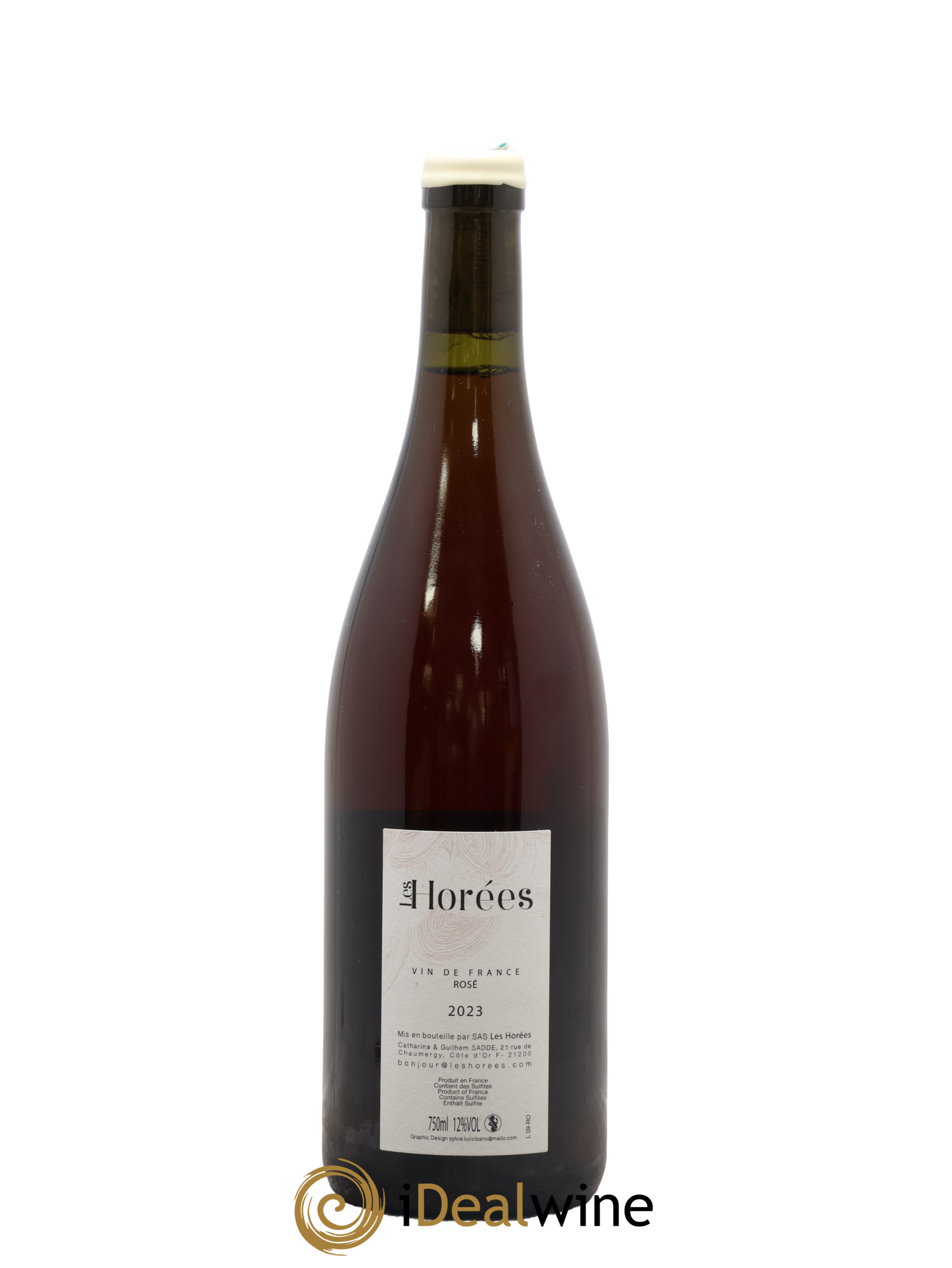 Vin de France Rosé Bonheur Les Horées 2023 - Lot de 1 bouteille - 1