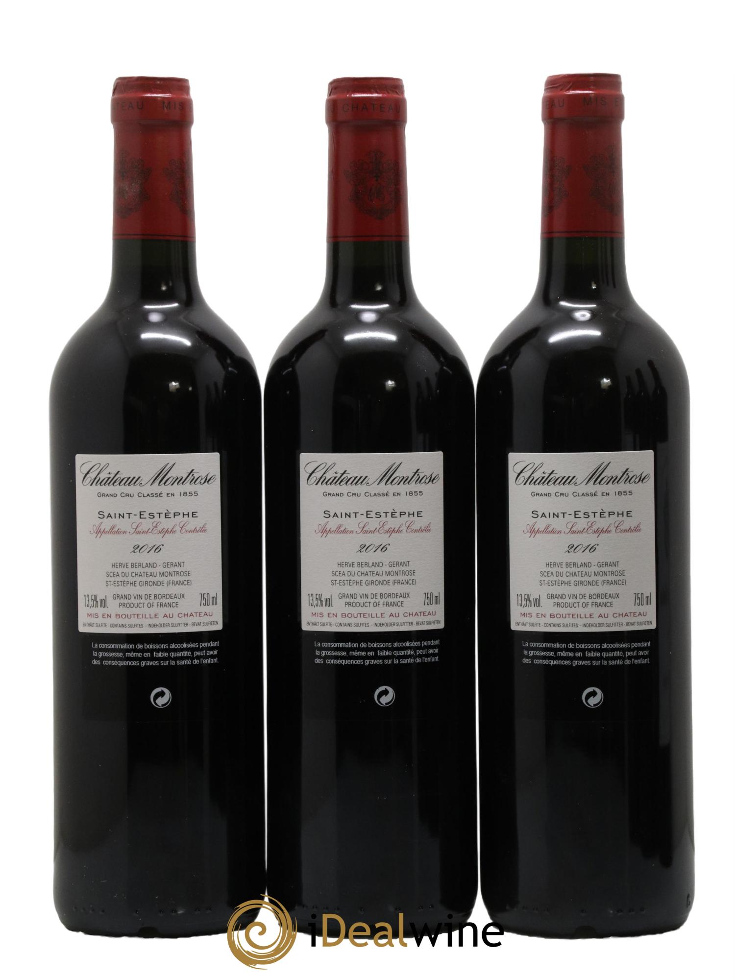 Château Montrose 2ème Grand Cru Classé 2016 - Lot de 6 bouteilles - 4