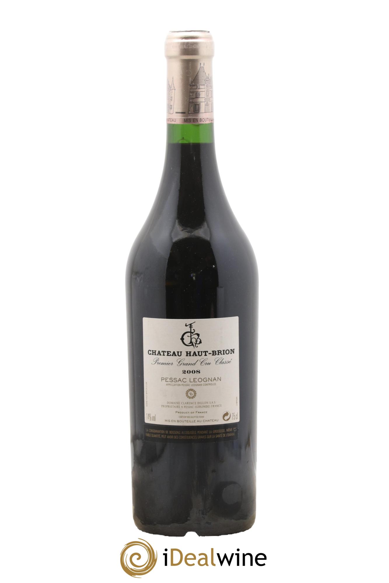 Château Haut Brion 1er Grand Cru Classé 2008 - Lotto di 1 bottiglia - 1