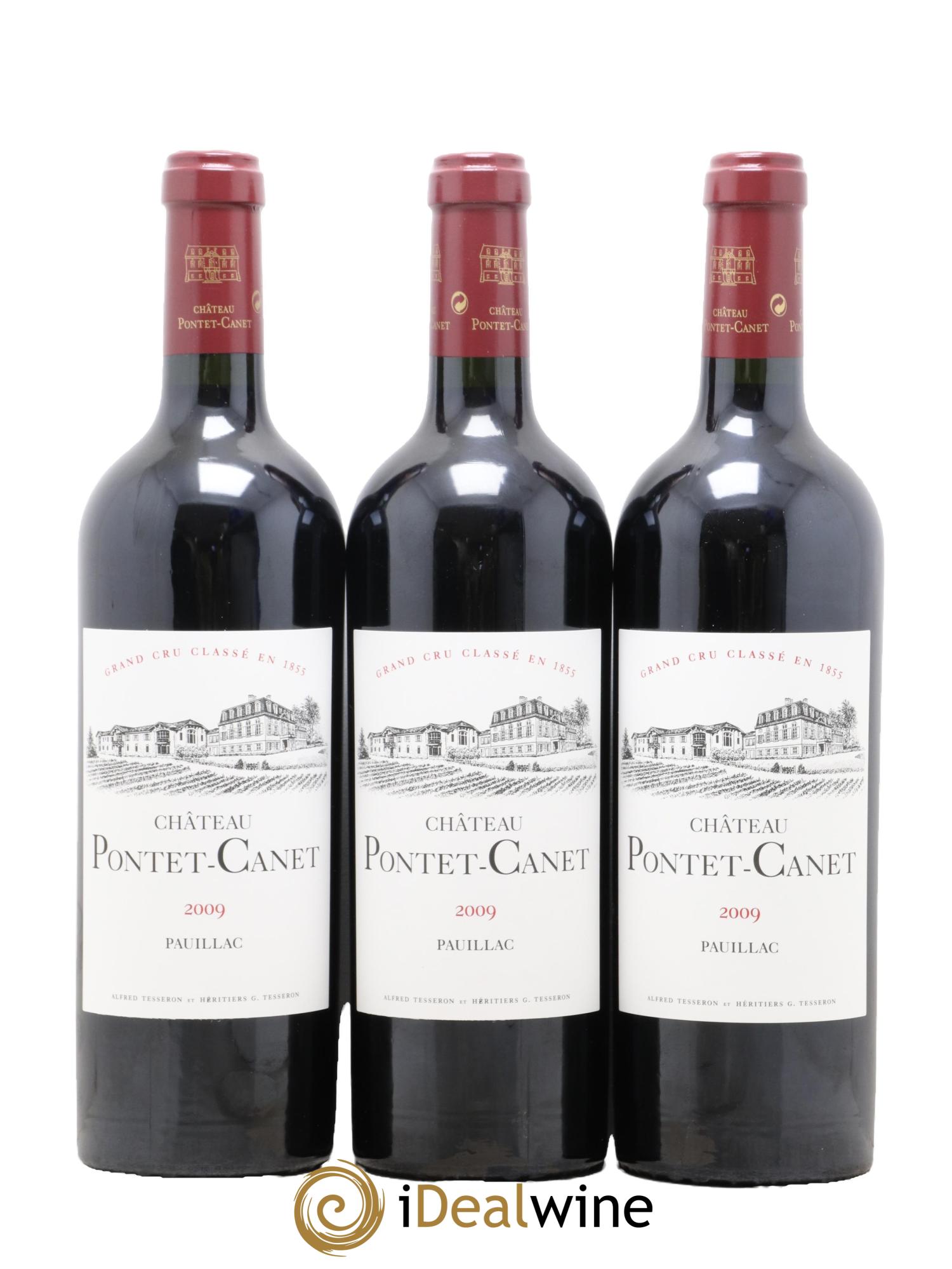 Château Pontet Canet 5ème Grand Cru Classé 2009 - Lot de 6 bouteilles - 3