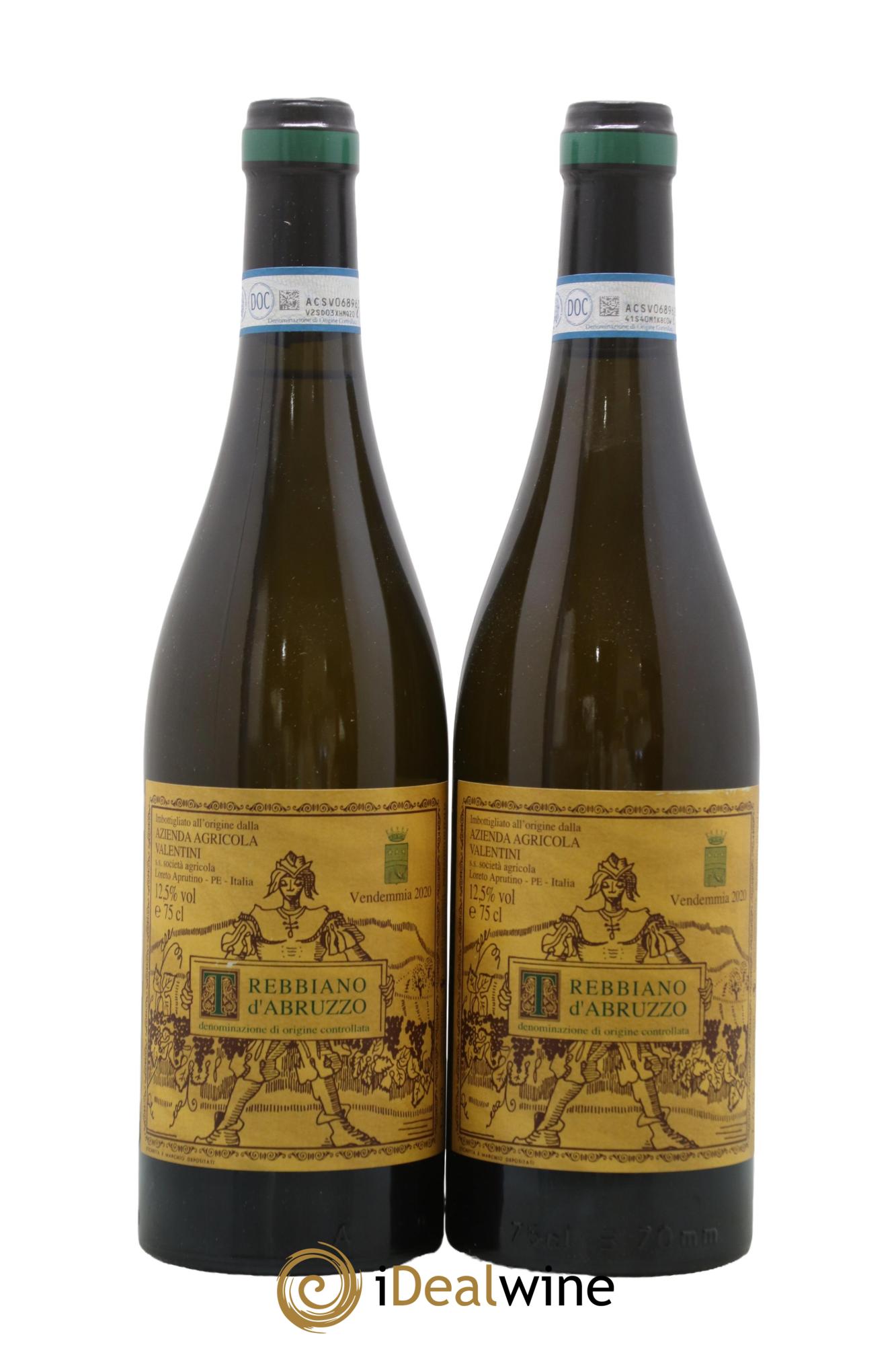 Trebbiano d'Abruzzo DOC Francesco Valentini 2020 - Lot of 2 bottles - 0