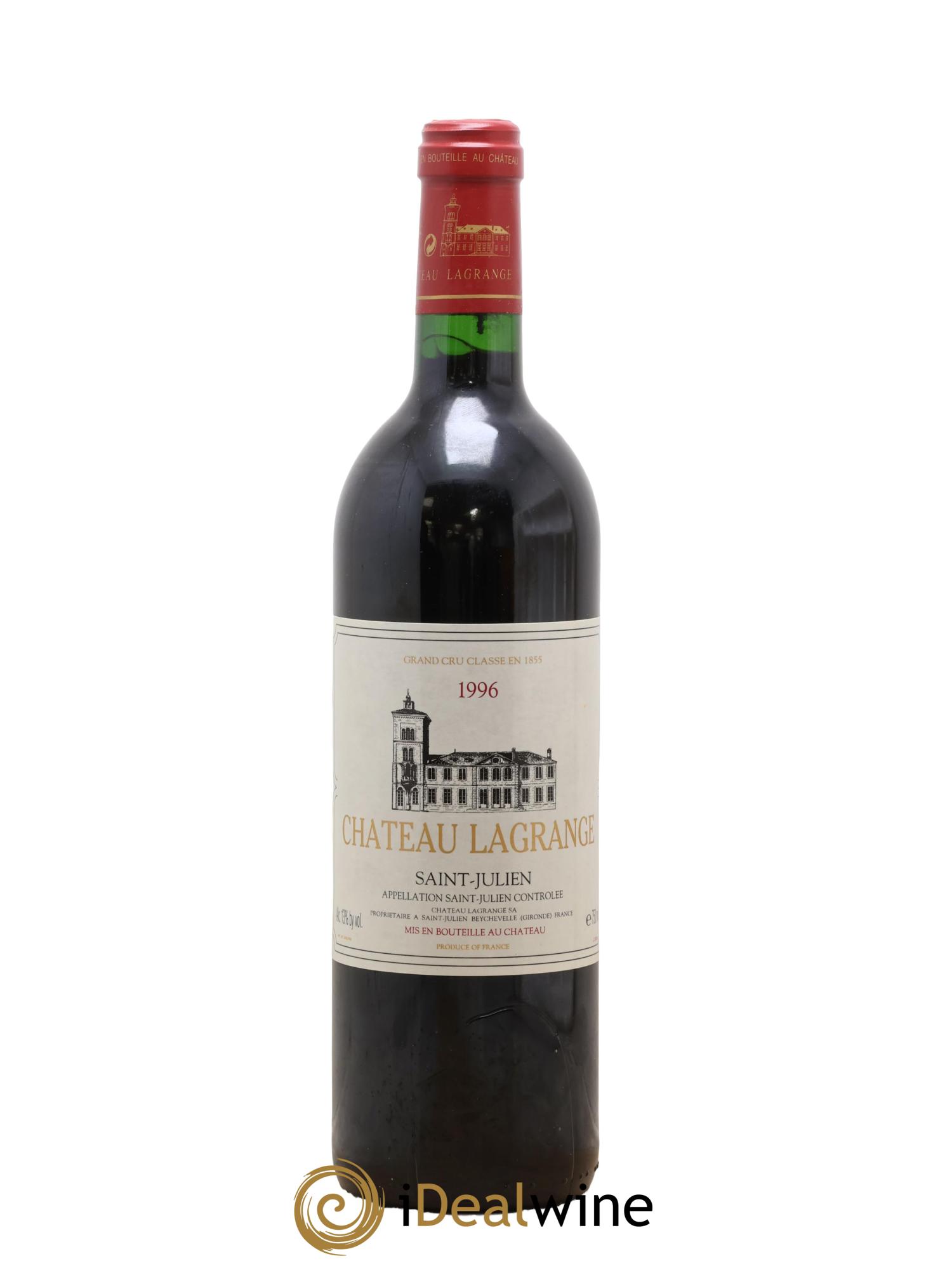 Château Lagrange 3ème Grand Cru Classé 1996 - Lotto di 1 bottiglia - 0