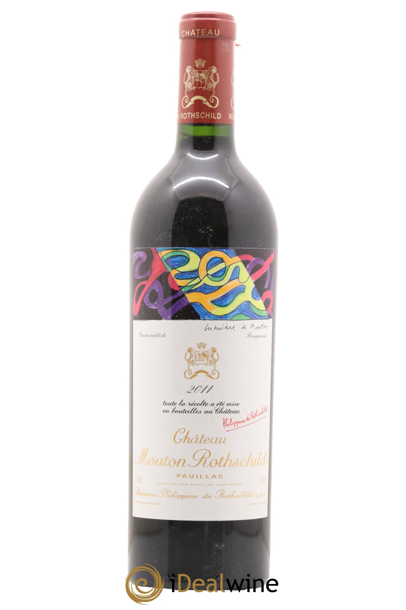 Château Mouton Rothschild 1er Grand Cru Classé 2011 - Lot de 1 bouteille - 0