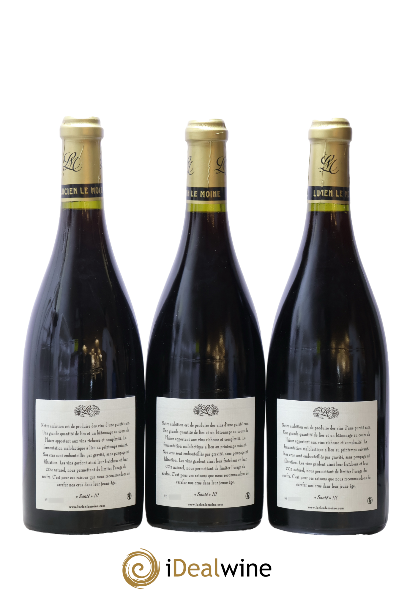 Echezeaux Grand Cru Lucien Le Moine 2008 - Lot de 3 bouteilles - 1