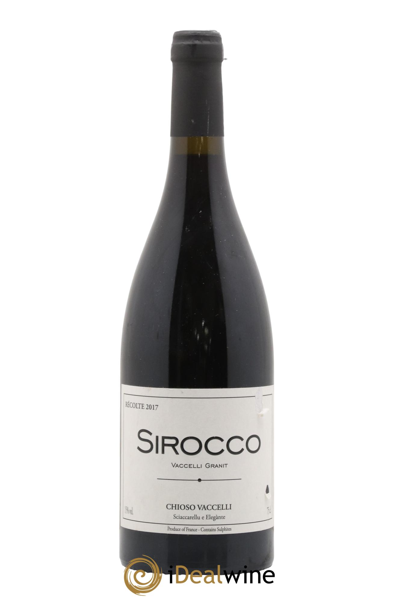 Ajaccio Sirocco Vaccelli 2017 - Lot de 1 bouteille - 0