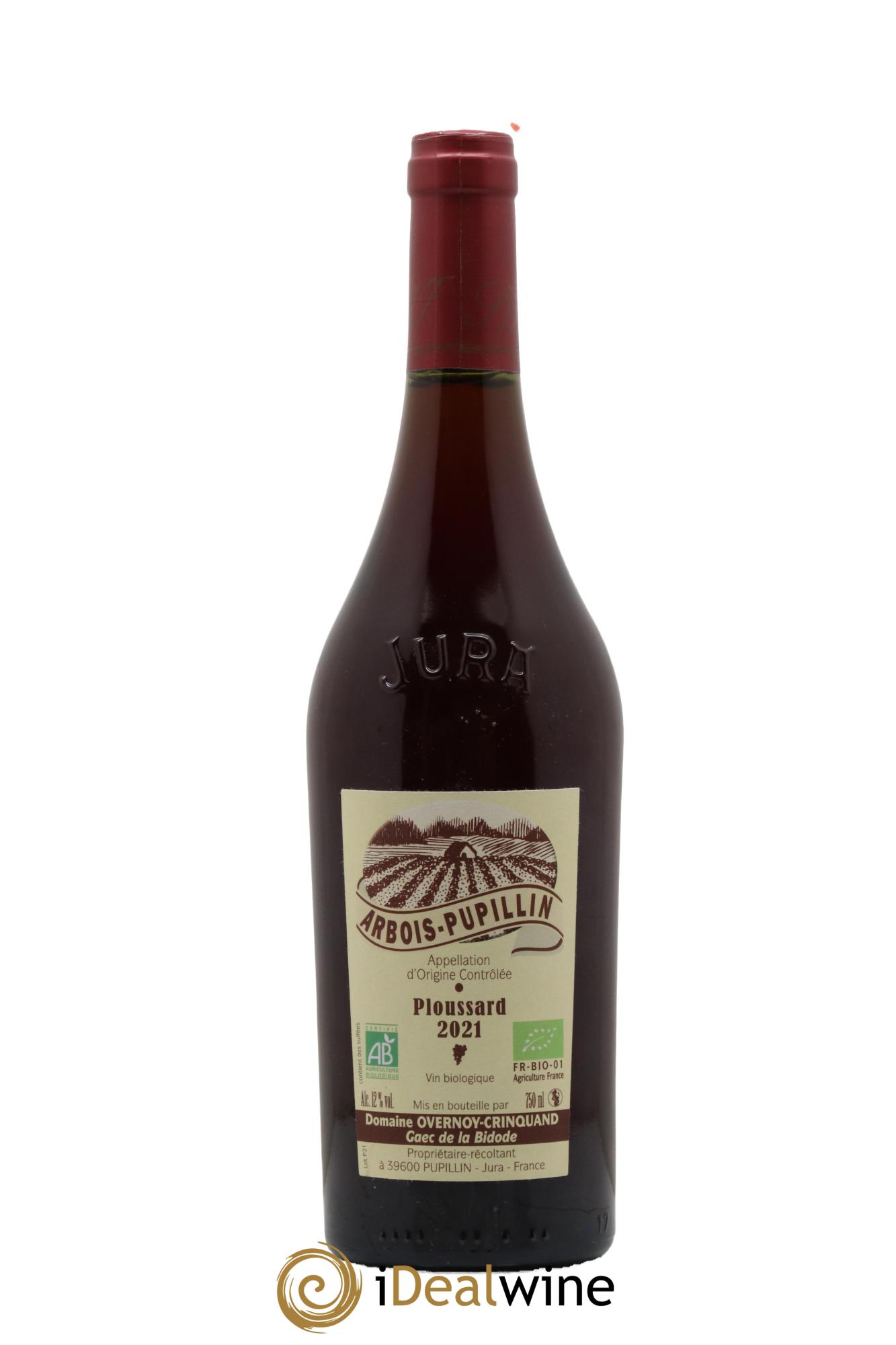 Arbois Ploussard Domaine Overnoy-Crinquand 2021 - Lot de 1 bouteille - 0