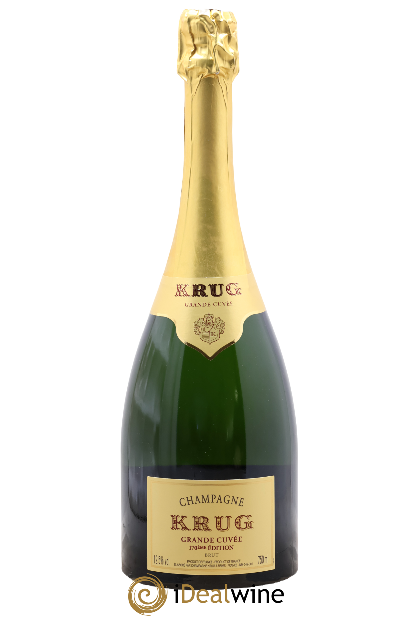 Grande Cuvée - 170ème édition Krug - Posten von 1 Flasche - 0