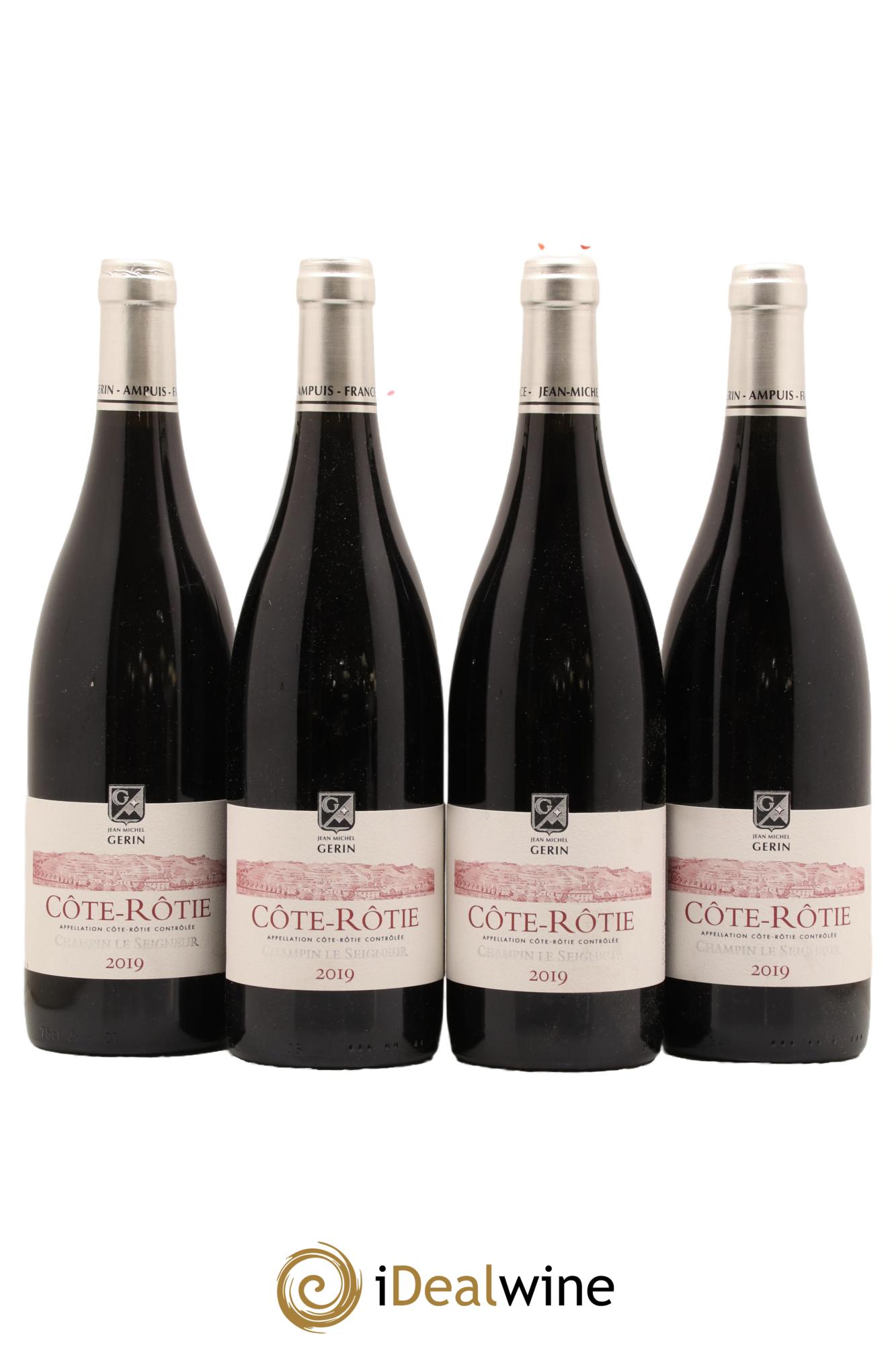 Côte-Rôtie Champin Le Seigneur Jean-Michel Gerin 2019 - Lot of 4 bottles - 0