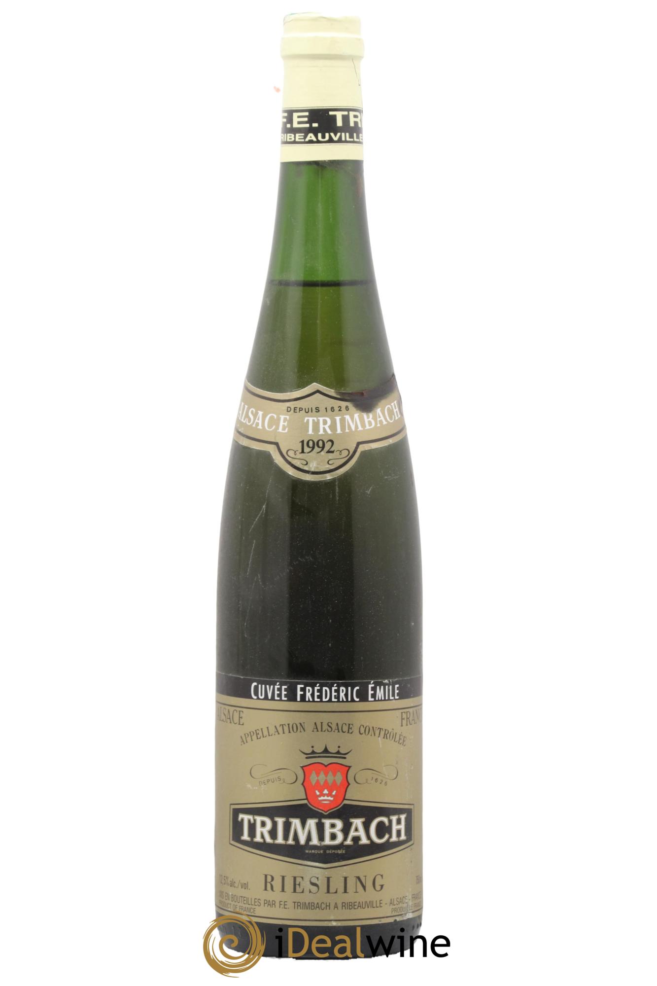 Alsace Riesling Cuvée Frédéric Emile Trimbach (Domaine) 1992 - Lot de 1 bouteille - 0
