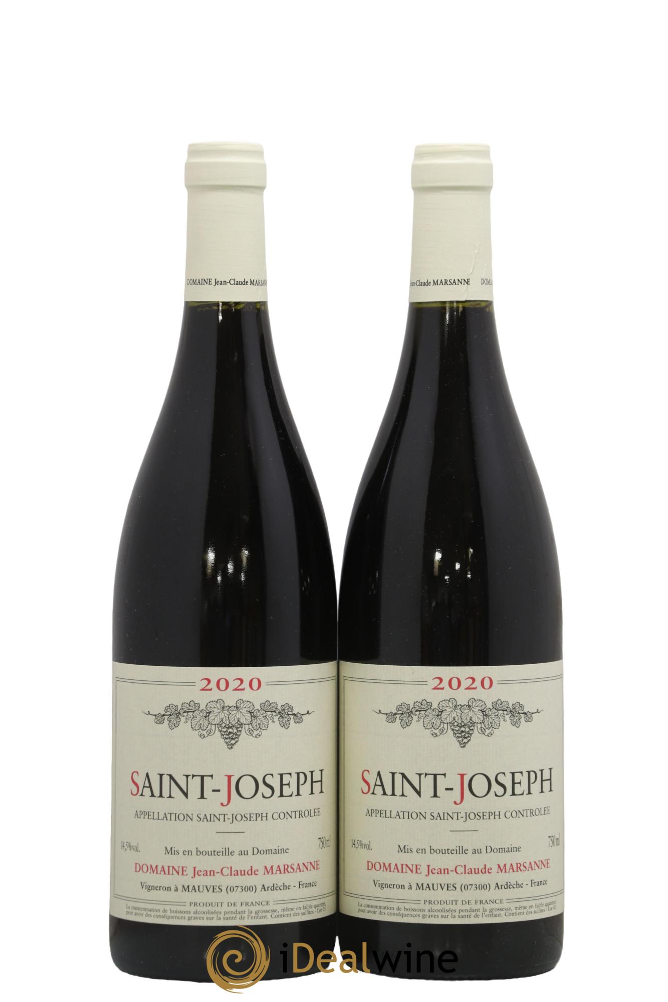Saint-Joseph Jean-Claude Marsanne (Domaine) 2020 - Lot de 2 bouteilles - 0