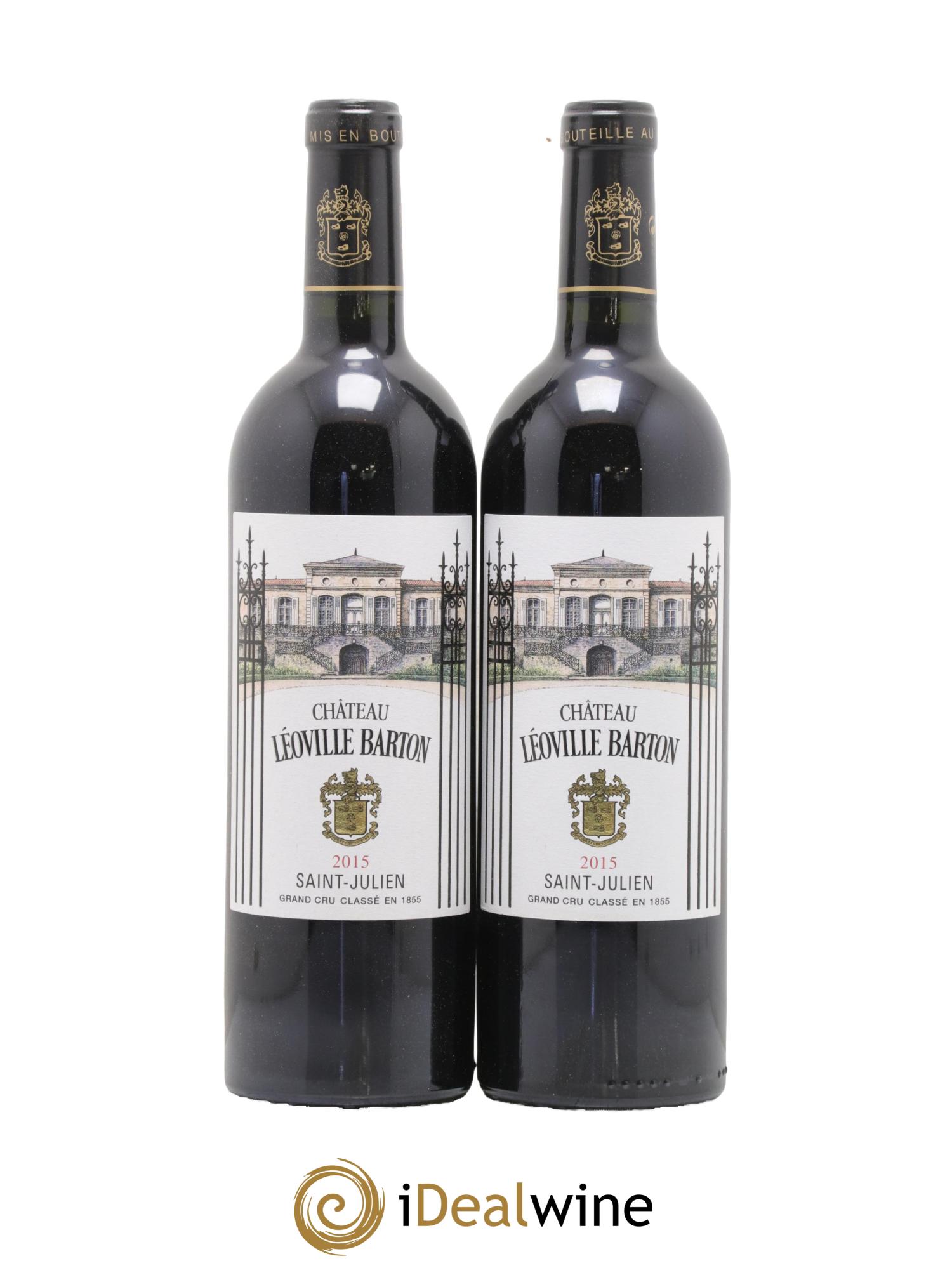 Château Léoville Barton 2ème Grand Cru Classé 2015 - Lot de 2 bouteilles - 0