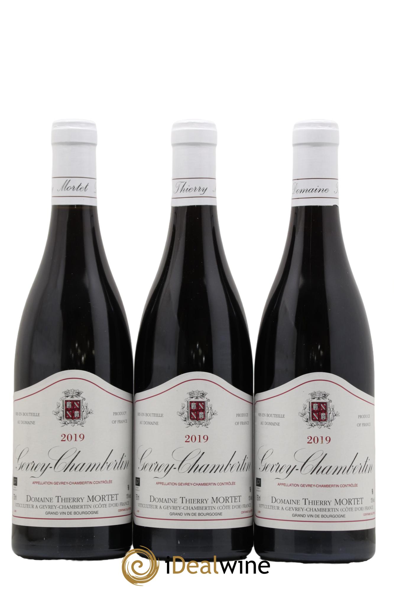 Gevrey-Chambertin Thierry Mortet (Domaine) 2019 - Lot de 3 bouteilles - 0