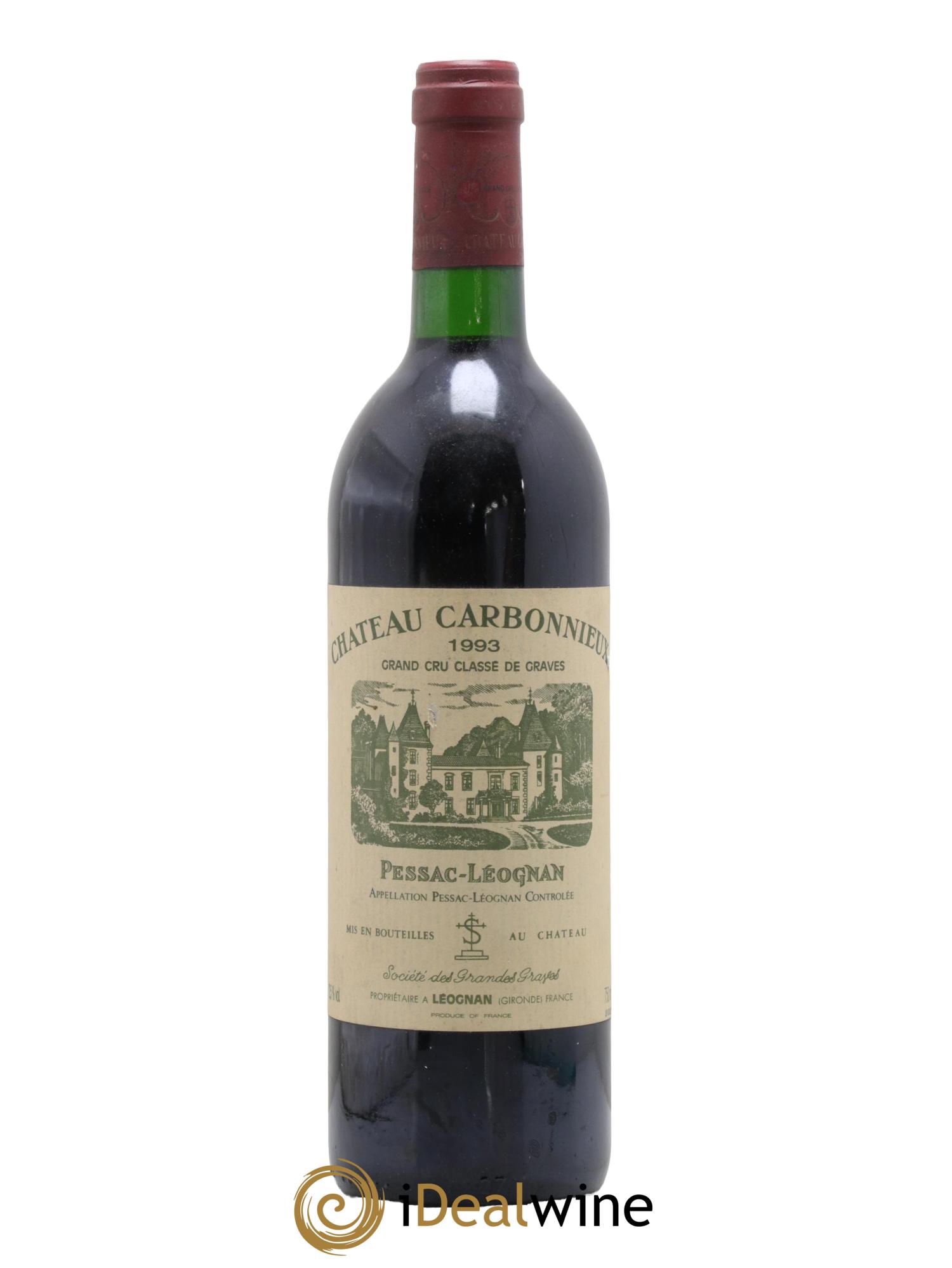 Château Carbonnieux Cru Classé de Graves 1993 - Lot de 1 bouteille - 0