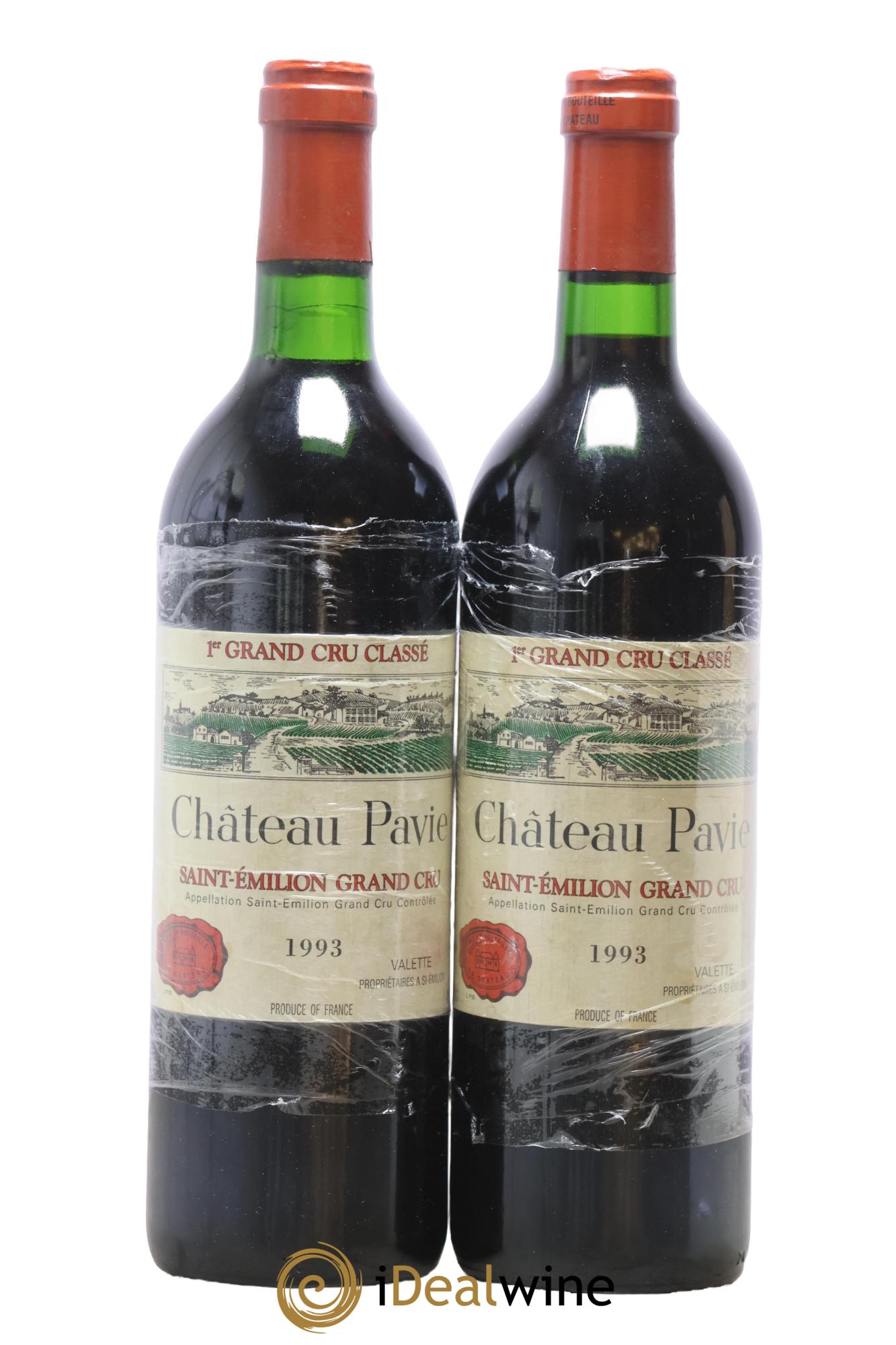 Château Pavie 1er Grand Cru Classé A 1993 - Lot of 2 bottles - 0