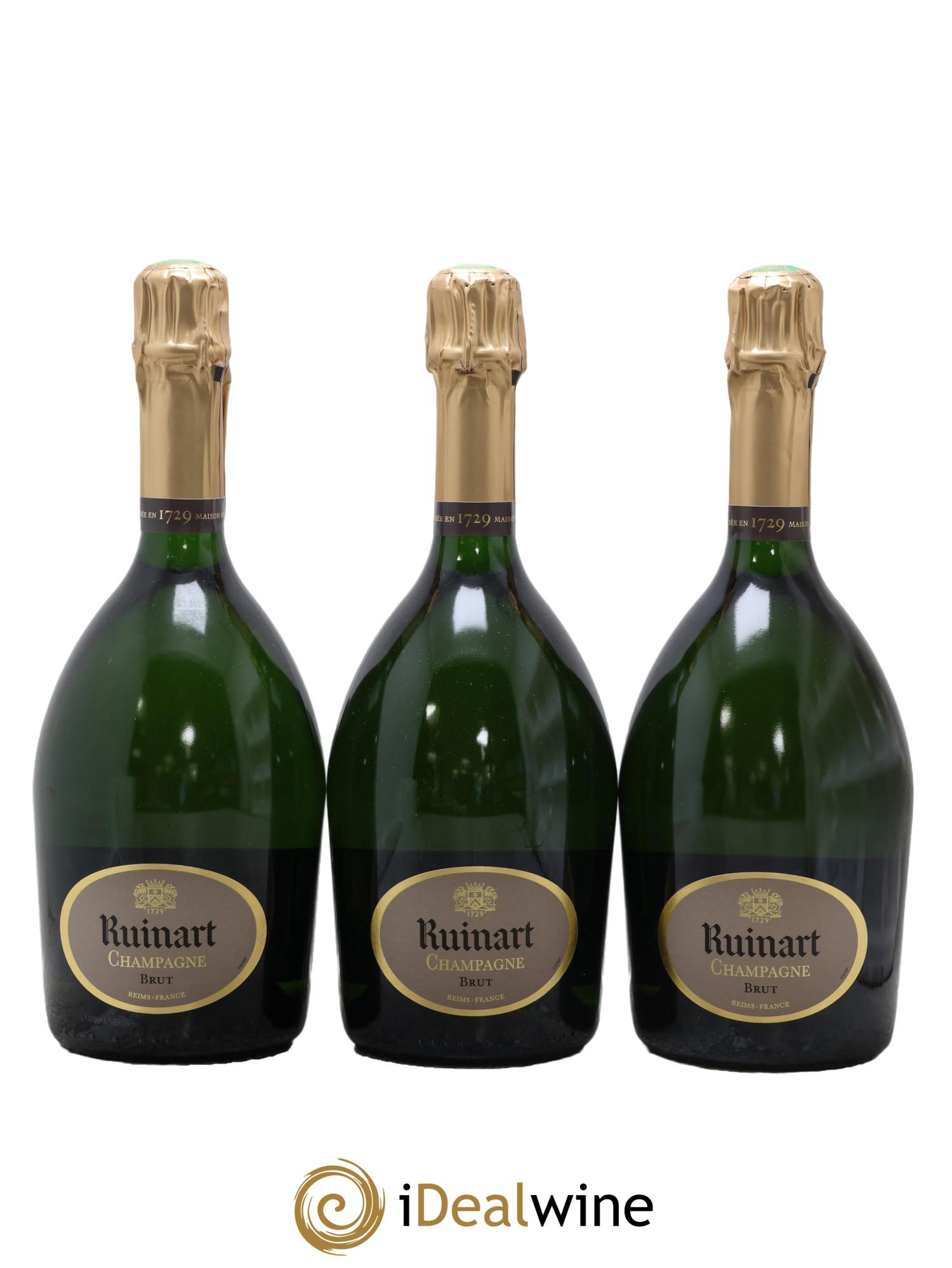 R de Ruinart Brut Ruinart - Lot of 3 bottles - 0