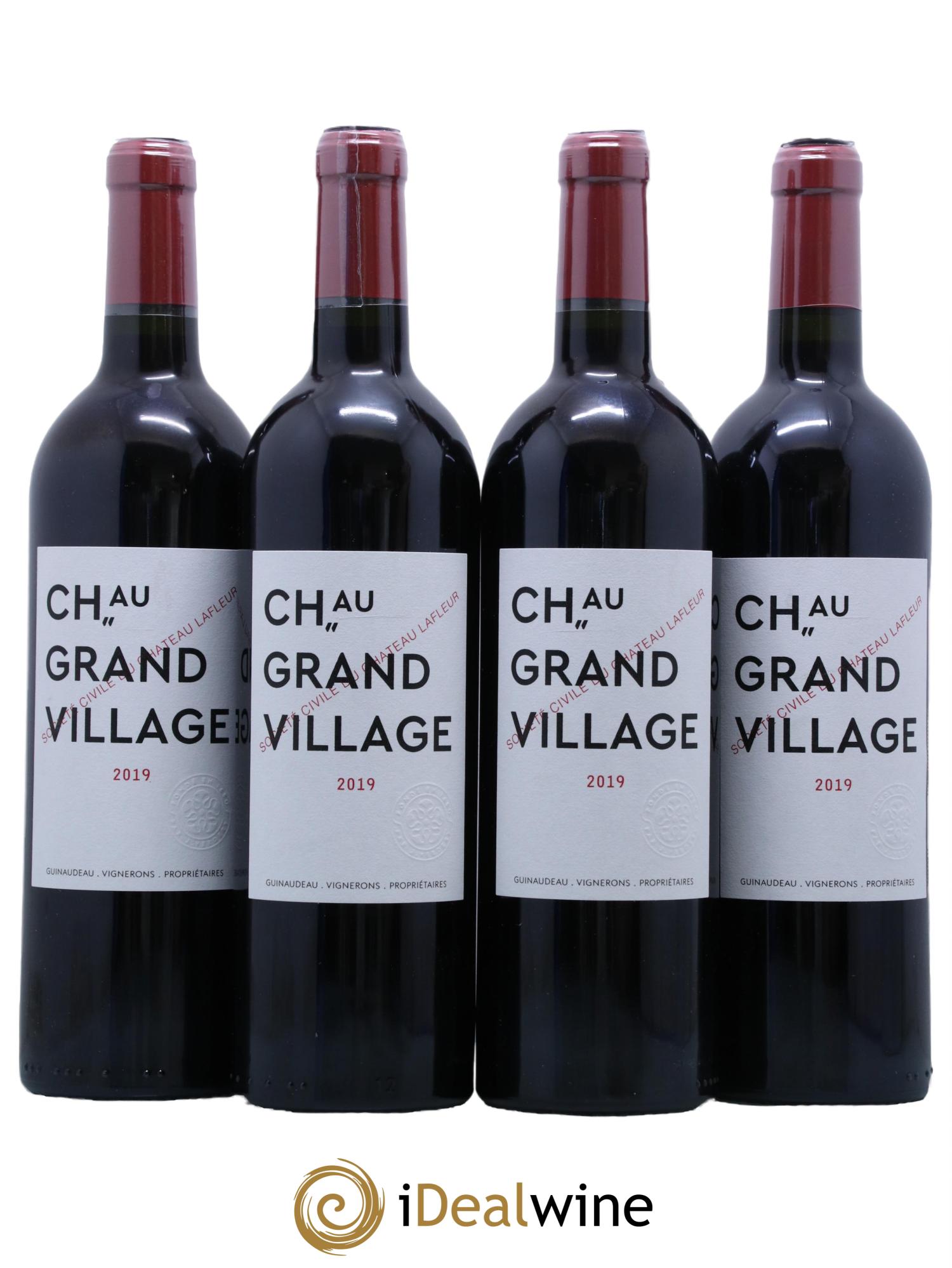 Château Grand Village 2019 - Lot de 4 bouteilles - 0