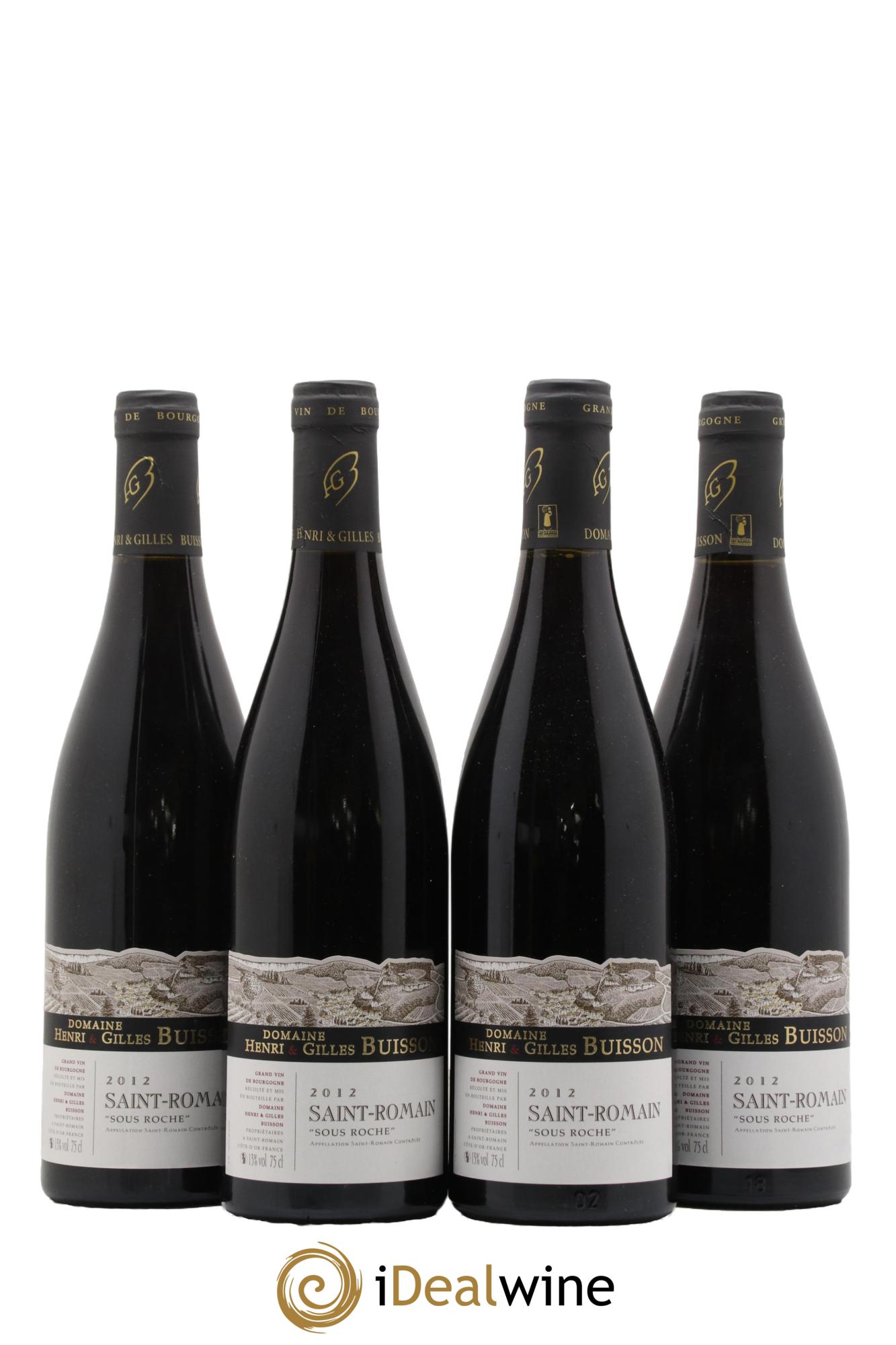 Saint-Romain Sous Roche Henri et Gilles Buisson (Domaine) 2012 - Lot de 4 bouteilles - 0