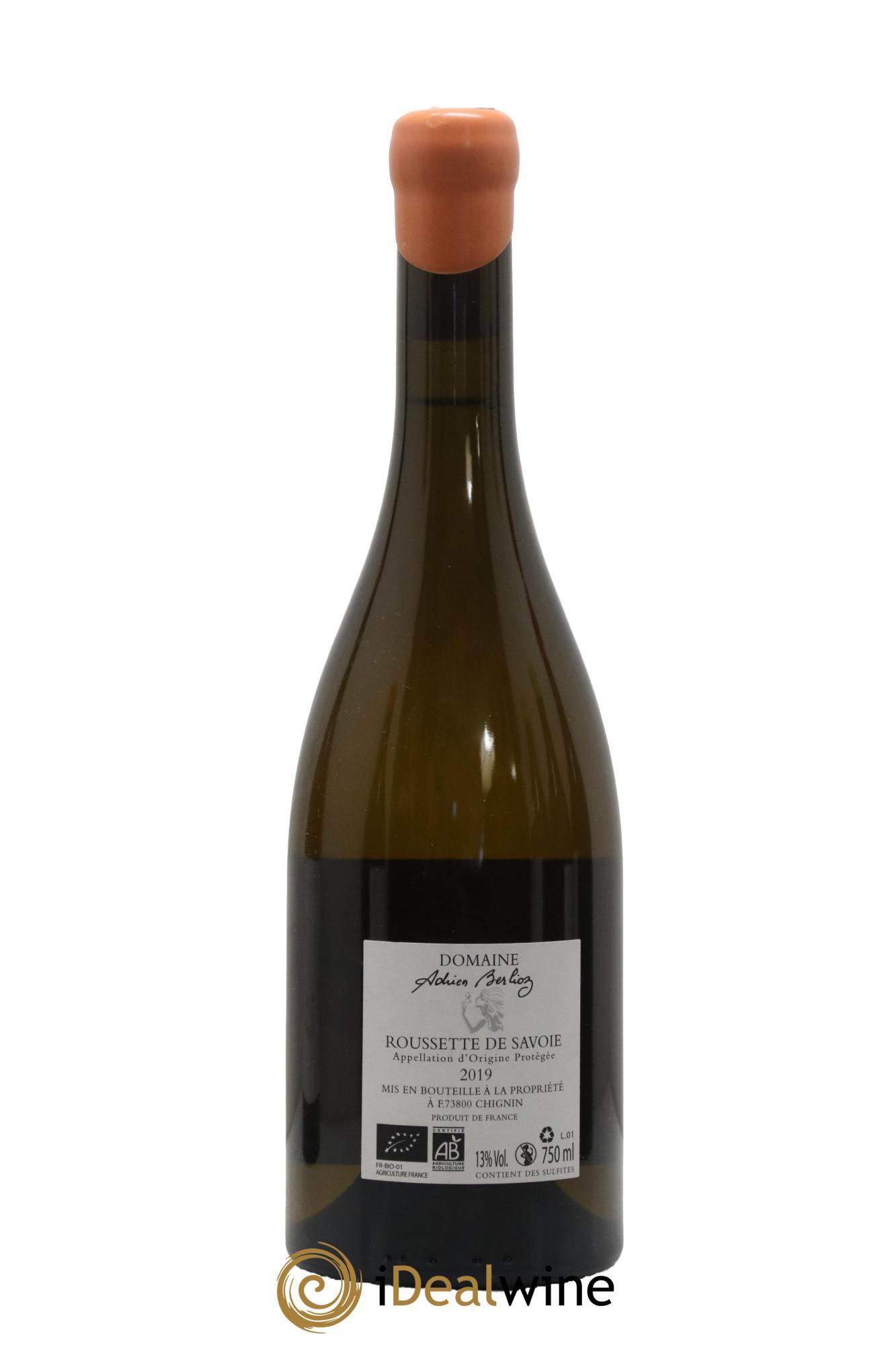 Vin de Savoie Clémence Domaine Adrien Berlioz 2019 - Lot de 1 bouteille - 1