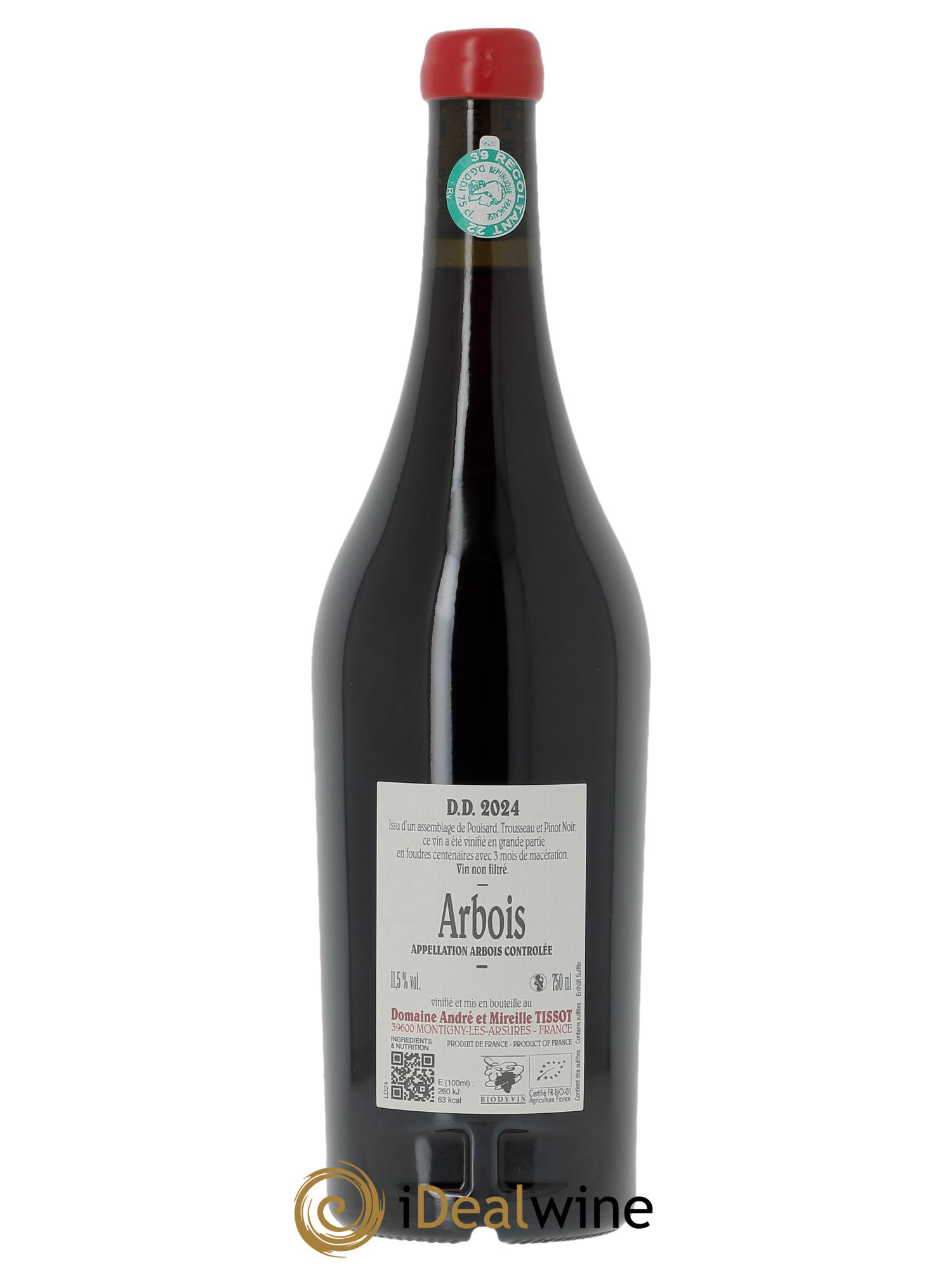 Arbois DD Bénédicte et Stéphane Tissot 2024 - Lot de 1 bouteille - 1