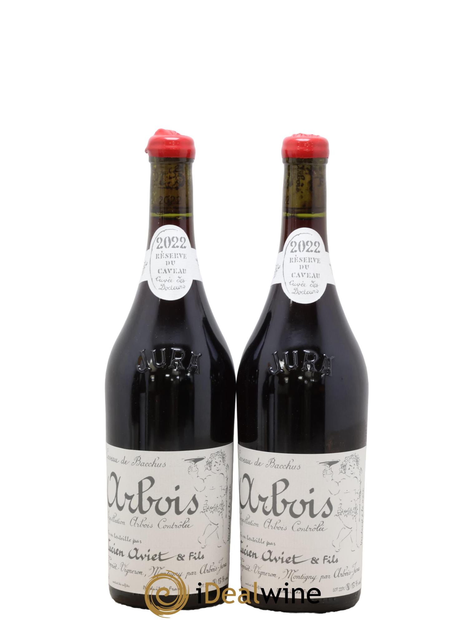 Arbois Cuvée des Docteurs Lucien Aviet (Domaine) 2022 - Lot de 2 bouteilles - 0