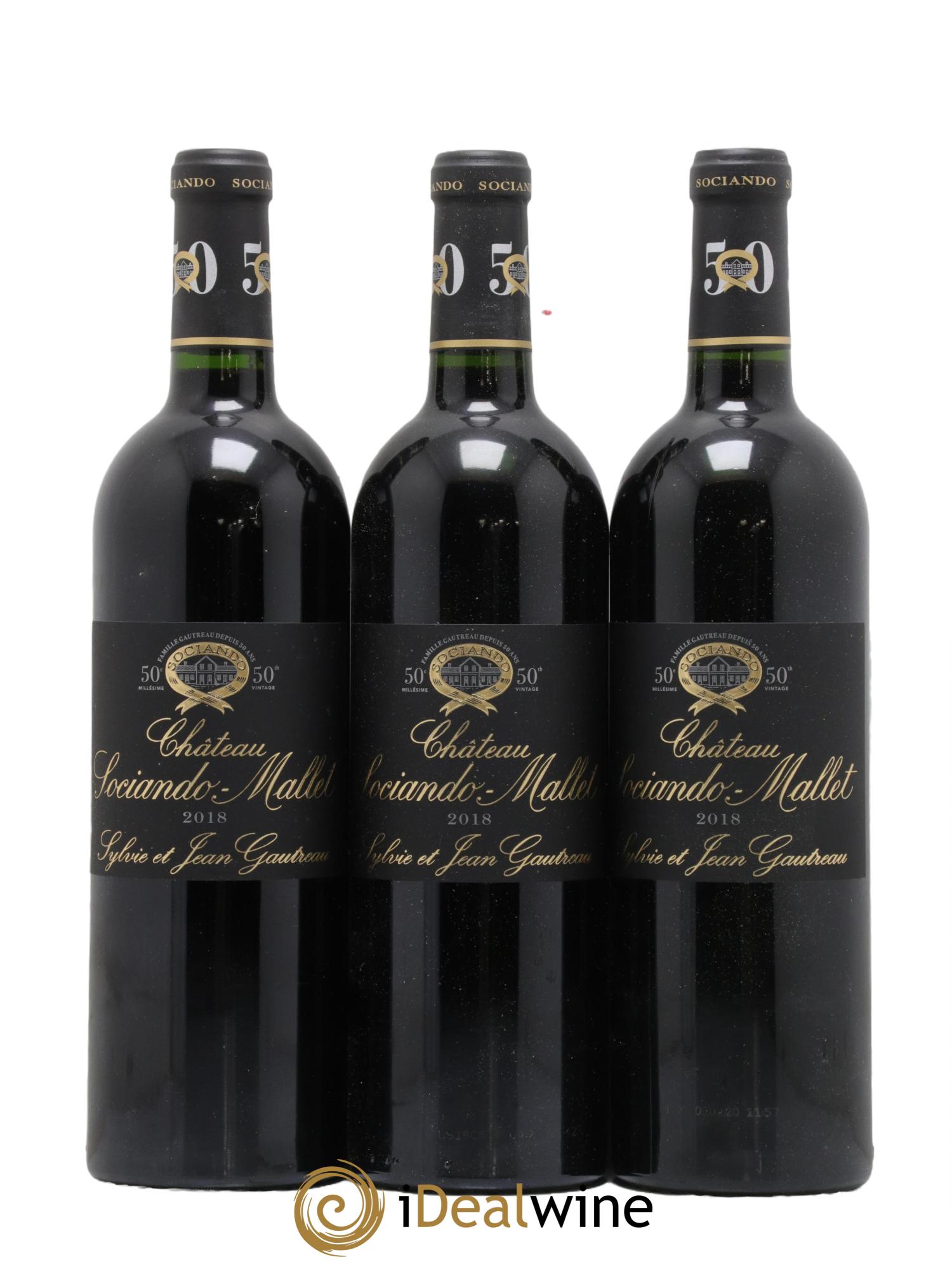Château Sociando Mallet  2018 - Lot de 6 bouteilles - 2