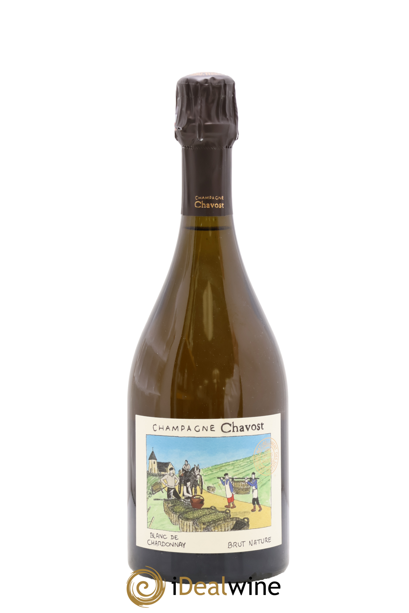 Blanc de Chardonnay Brut Nature Chavost - Lot de 1 bouteille - 0