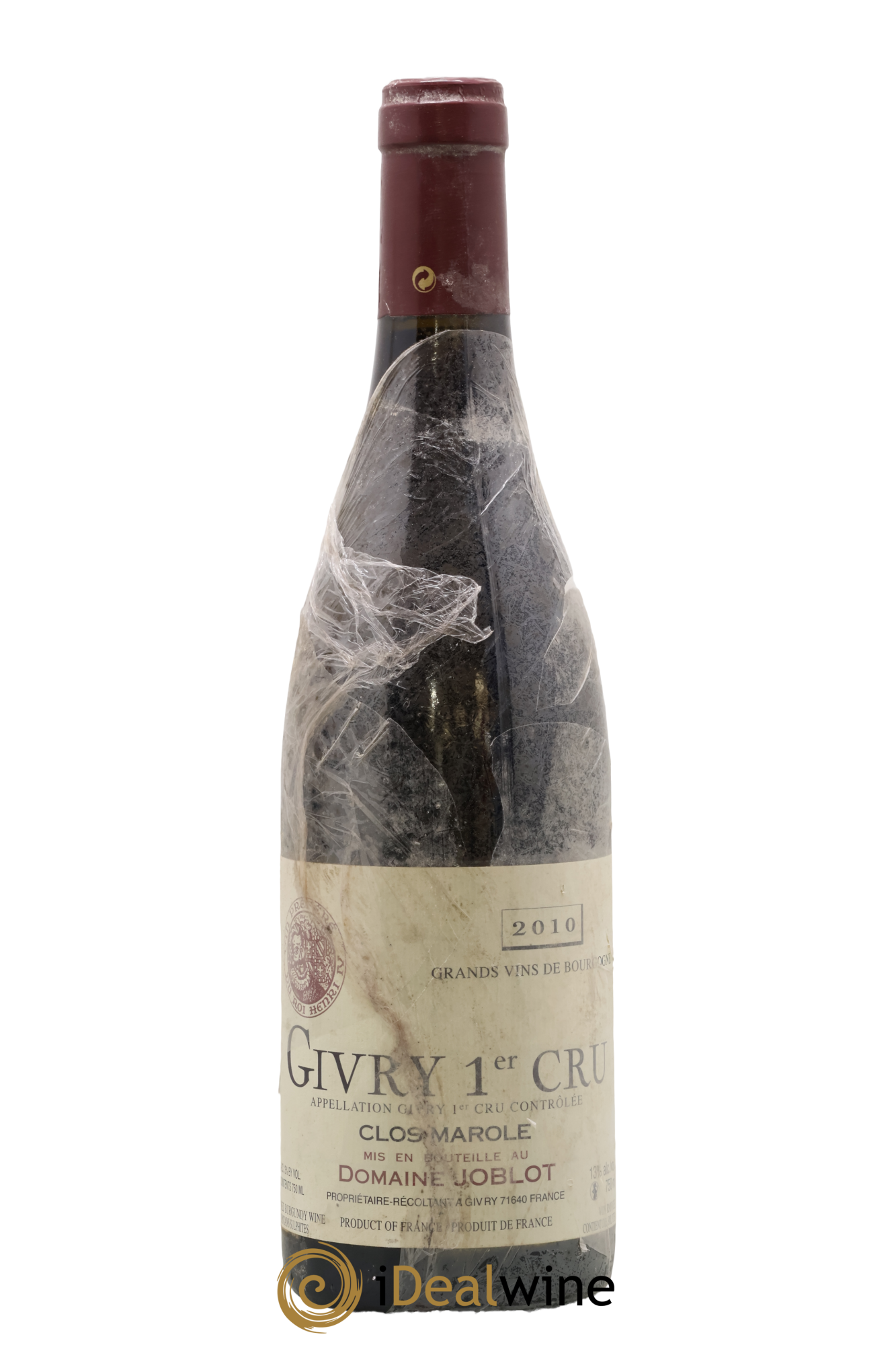 Givry 1er Cru Clos Marole Joblot (Domaine) 2010 - Lote de 1 botella - 0