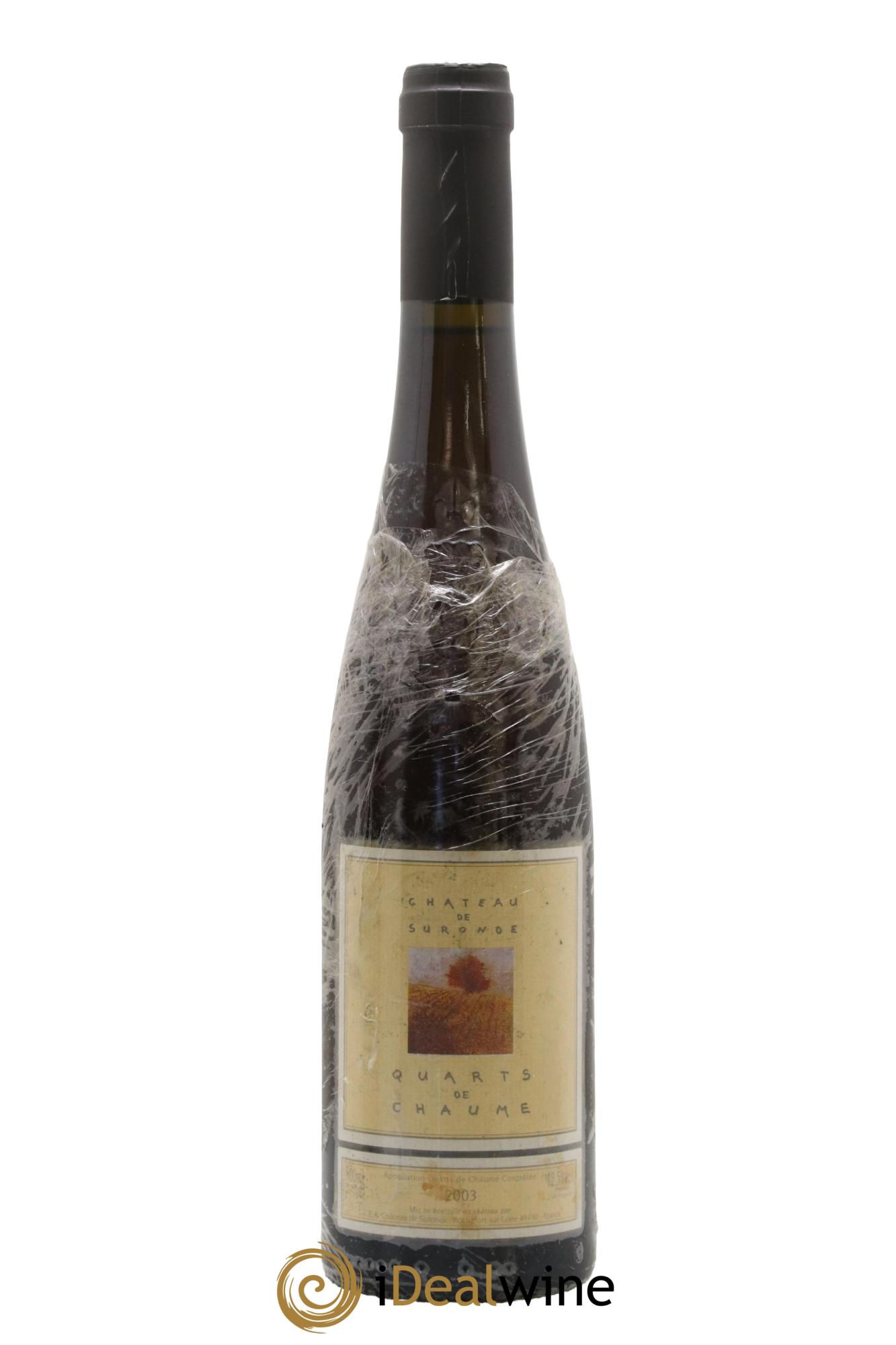 Quarts de Chaume Château de Suronde 2003 - Lot de 1 format 50cl - 0