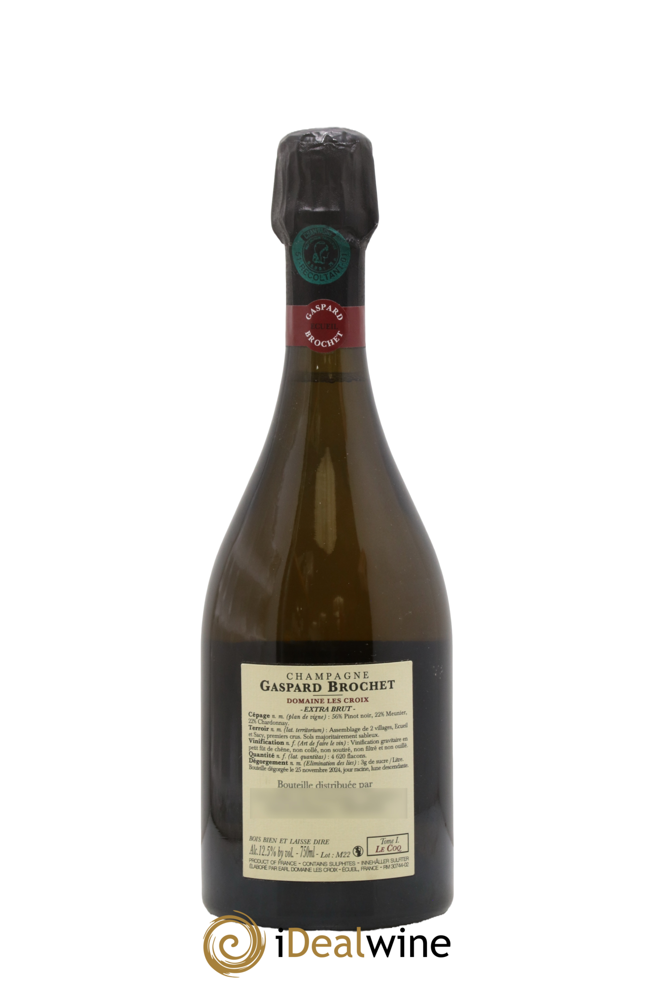 Extra Brut Le Coq Tome I Gaspard Brochet - Lot de 1 bouteille - 1