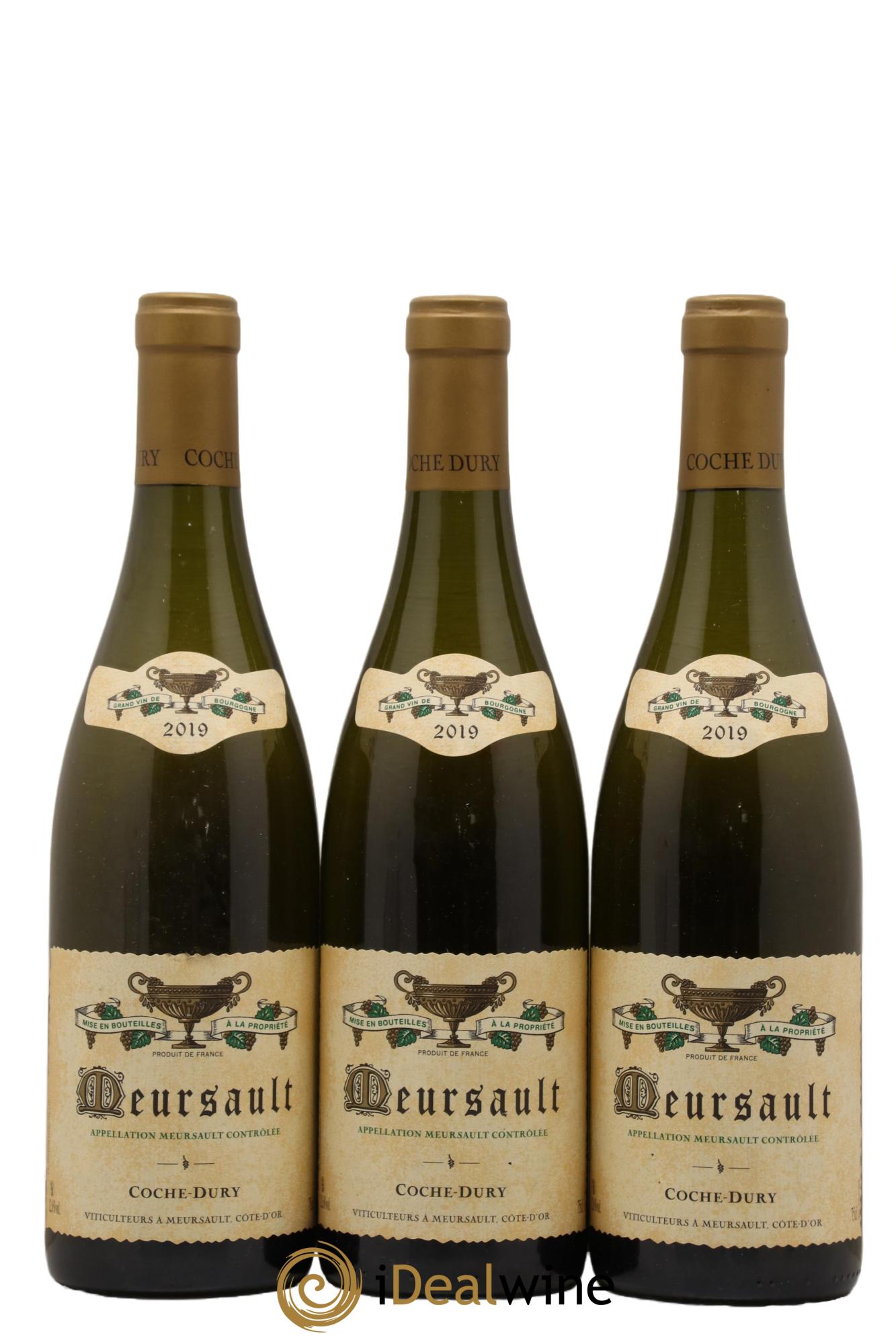 Meursault Coche Dury (Domaine) 2019 - Lot de 3 bouteilles - 0